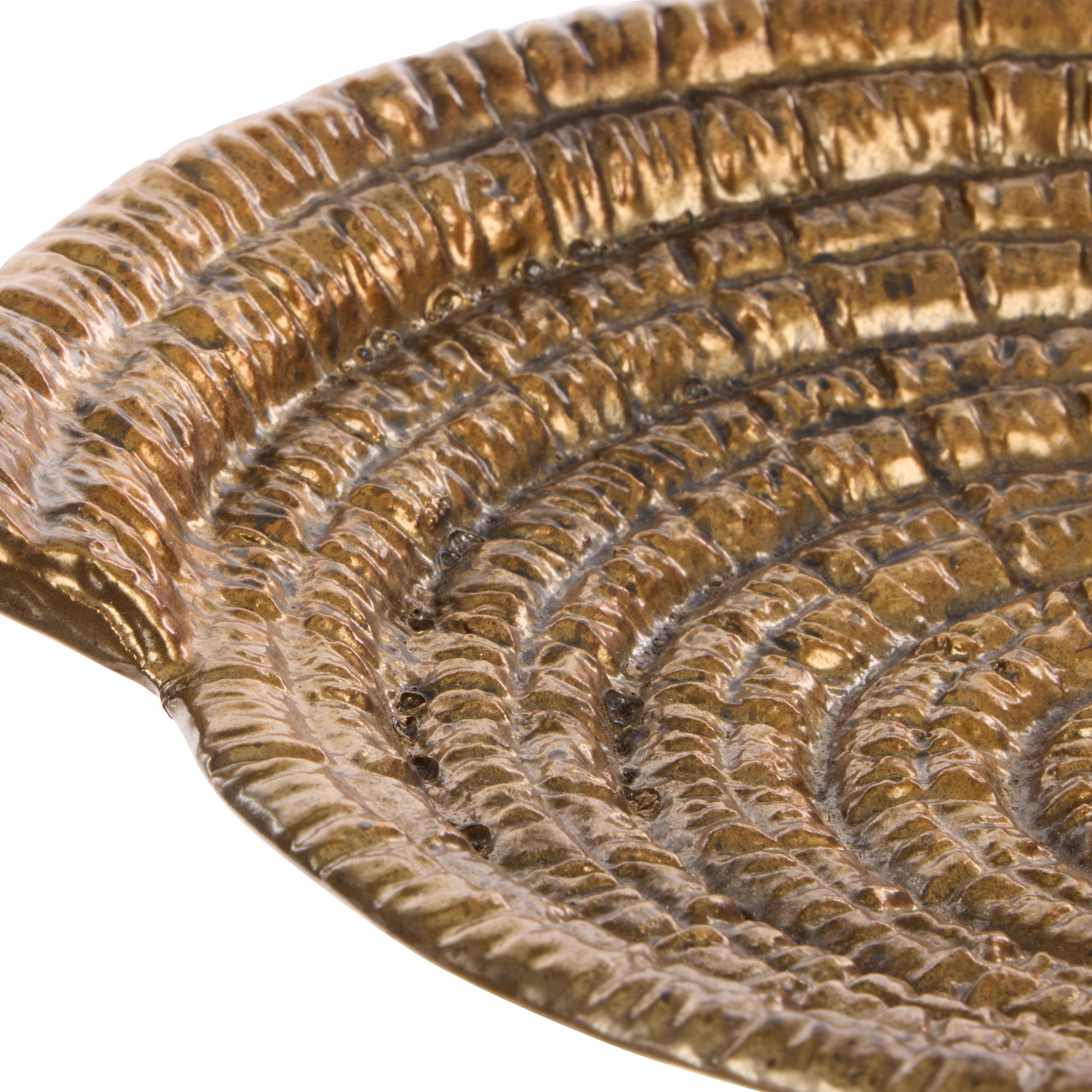 Amalfi Torcer Coil Dish Brass