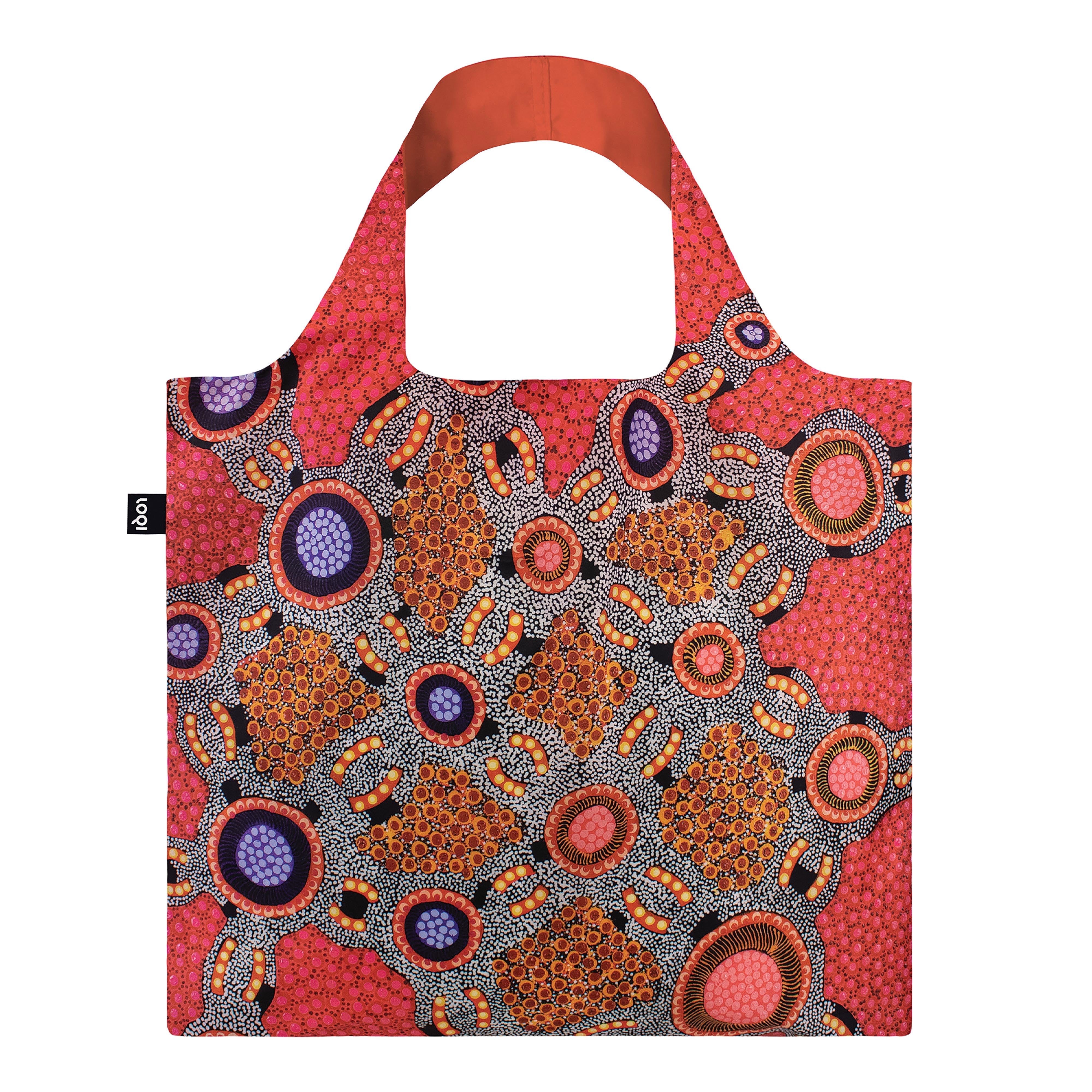 LOQI Napaljarri Water Dreaming Pink Tote Bag