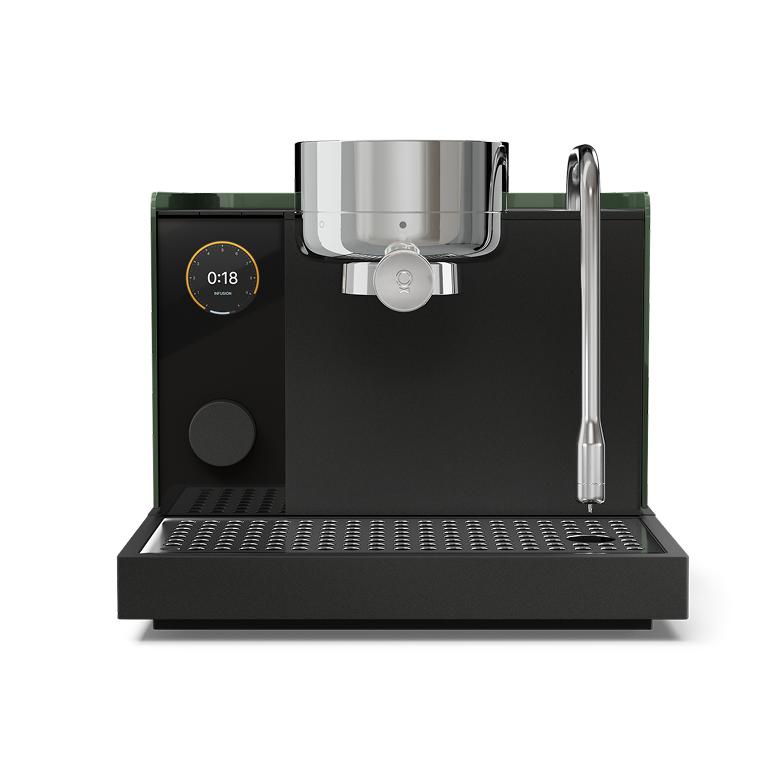 Fellow Espresso Series 1 Coffee Machine - Woodland Green with Walnut