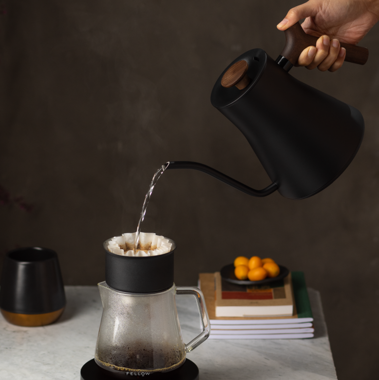 Fellow Stagg EKG Pro Electric Kettle (Matte Black & Walnut)