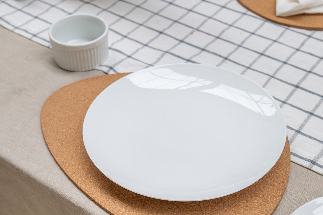 Mikasa Cork Pebble Placemat Set 4 Piece 38 x 30cm (Natural)