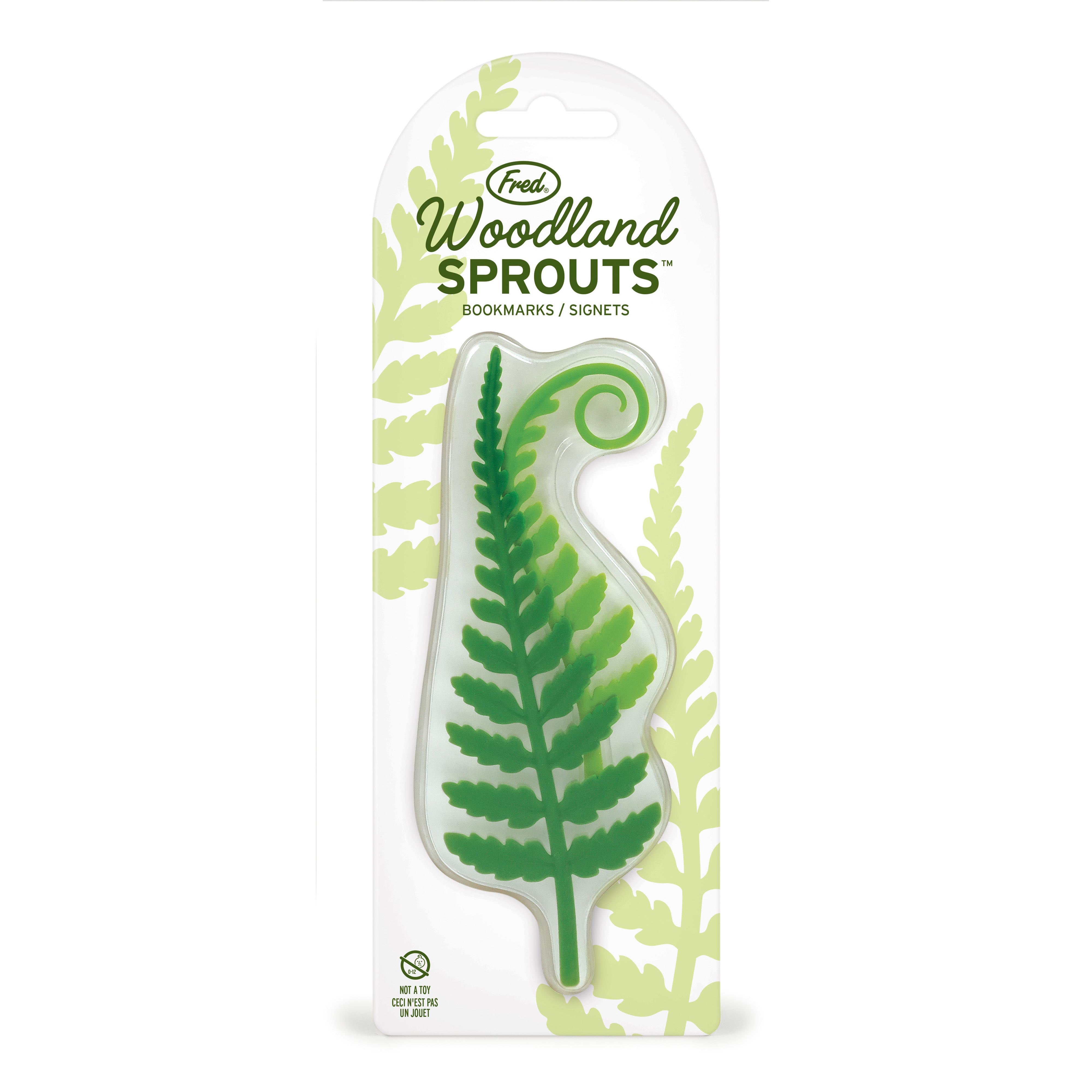 Fred Woodland Sprout Bookmarks 2 Piece Set Green