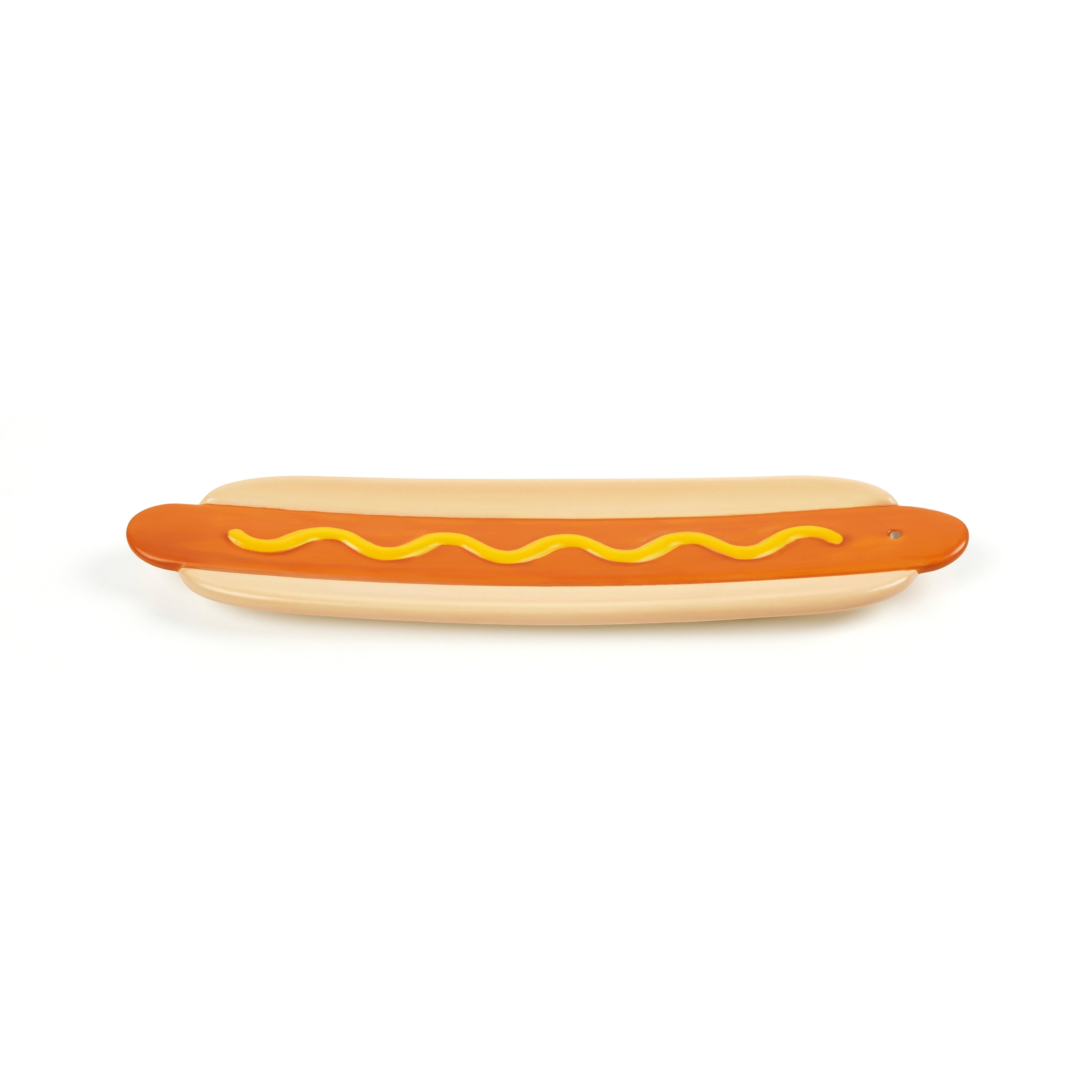 Fred Frank Incense Hot Dog Incense Holder Orange