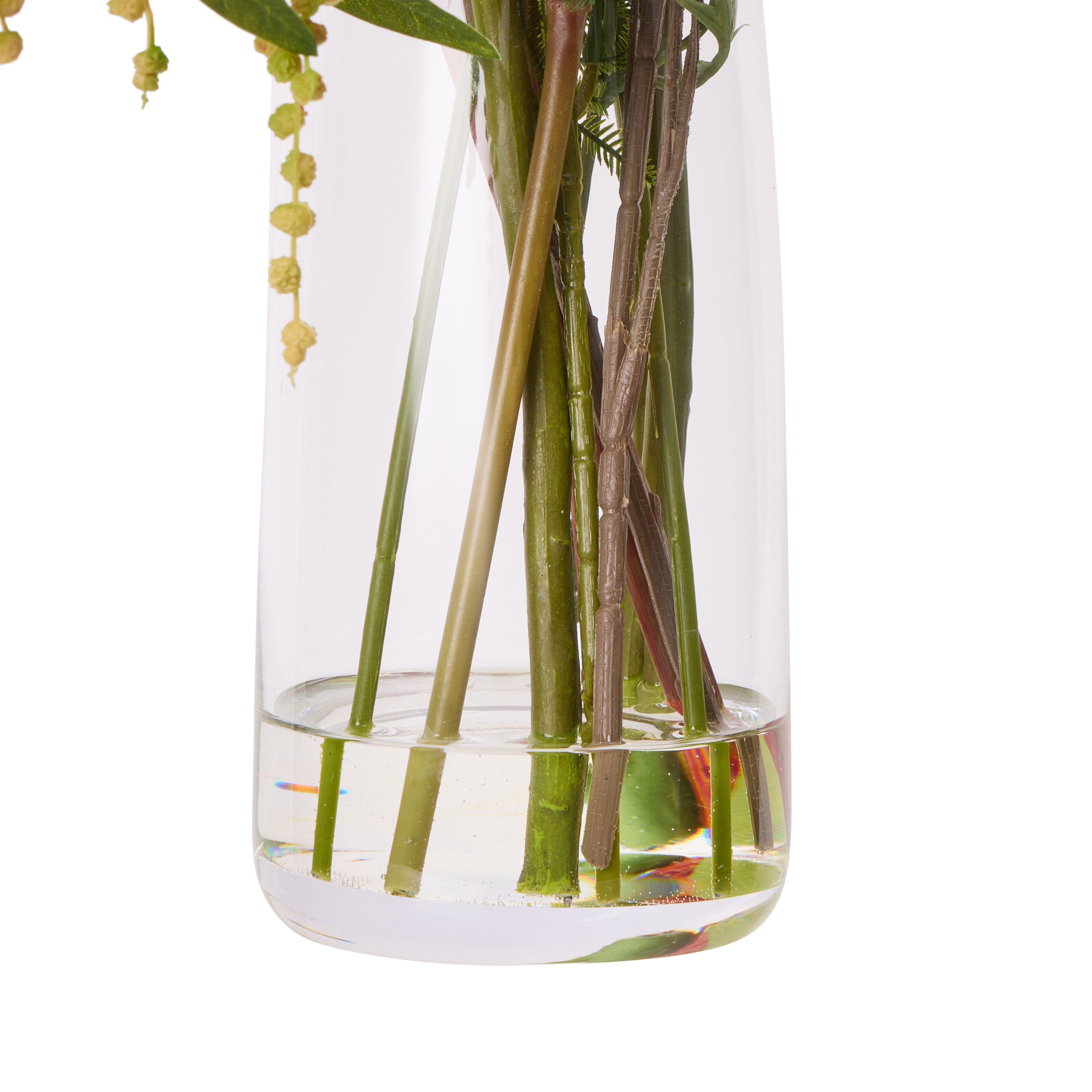 Rogue Banksia Wattle Mix - Alana Vase Yellow & Green