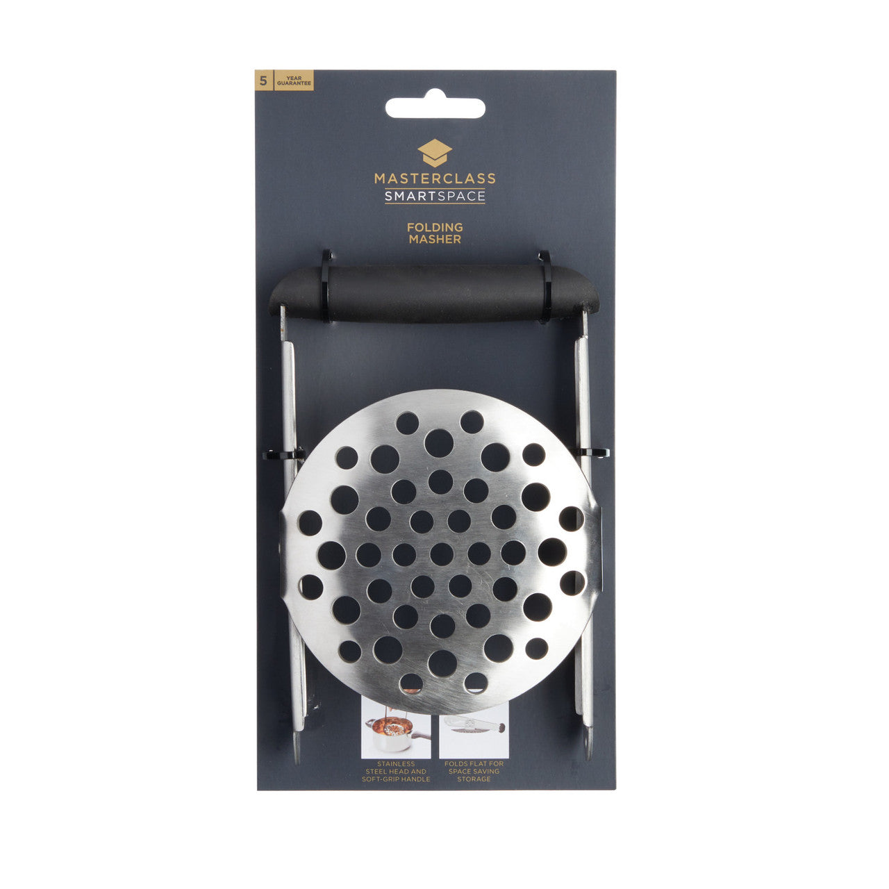 MasterClass Smart Space Foldable Potato Masher