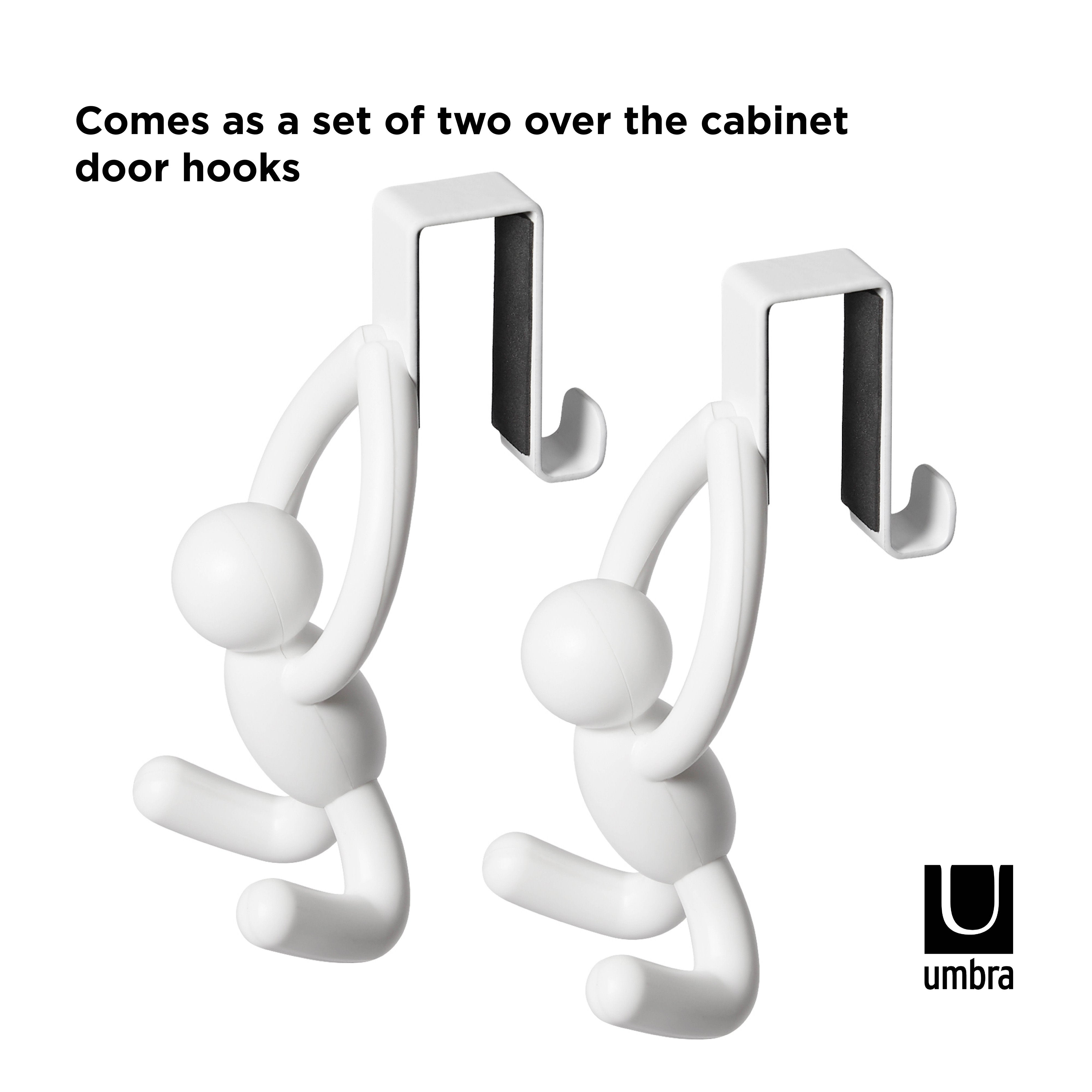 Umbra Buddy Over The Door Cabinet Hook Set of 2