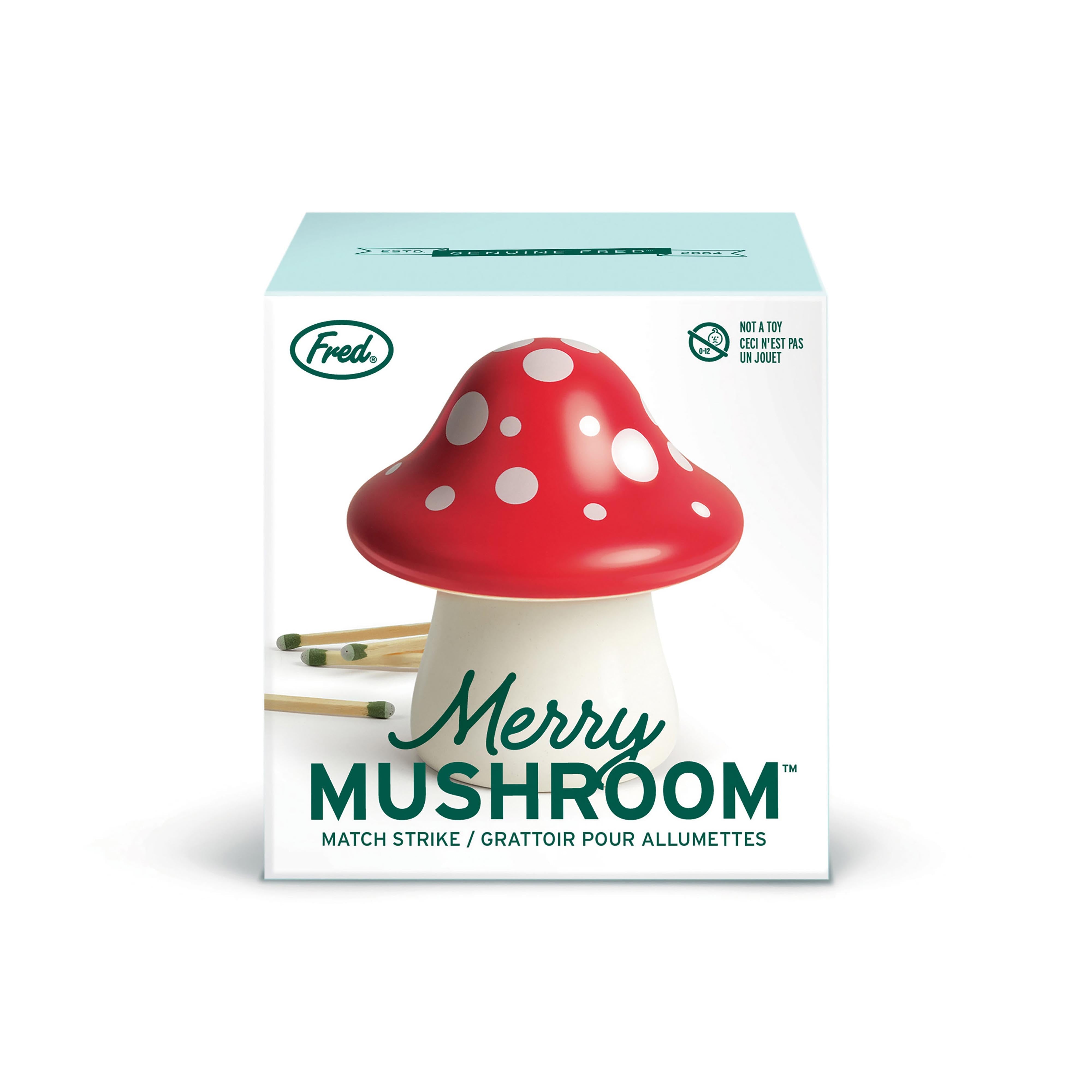 Fred Merry Mushroom Match Strike Multi-Coloured