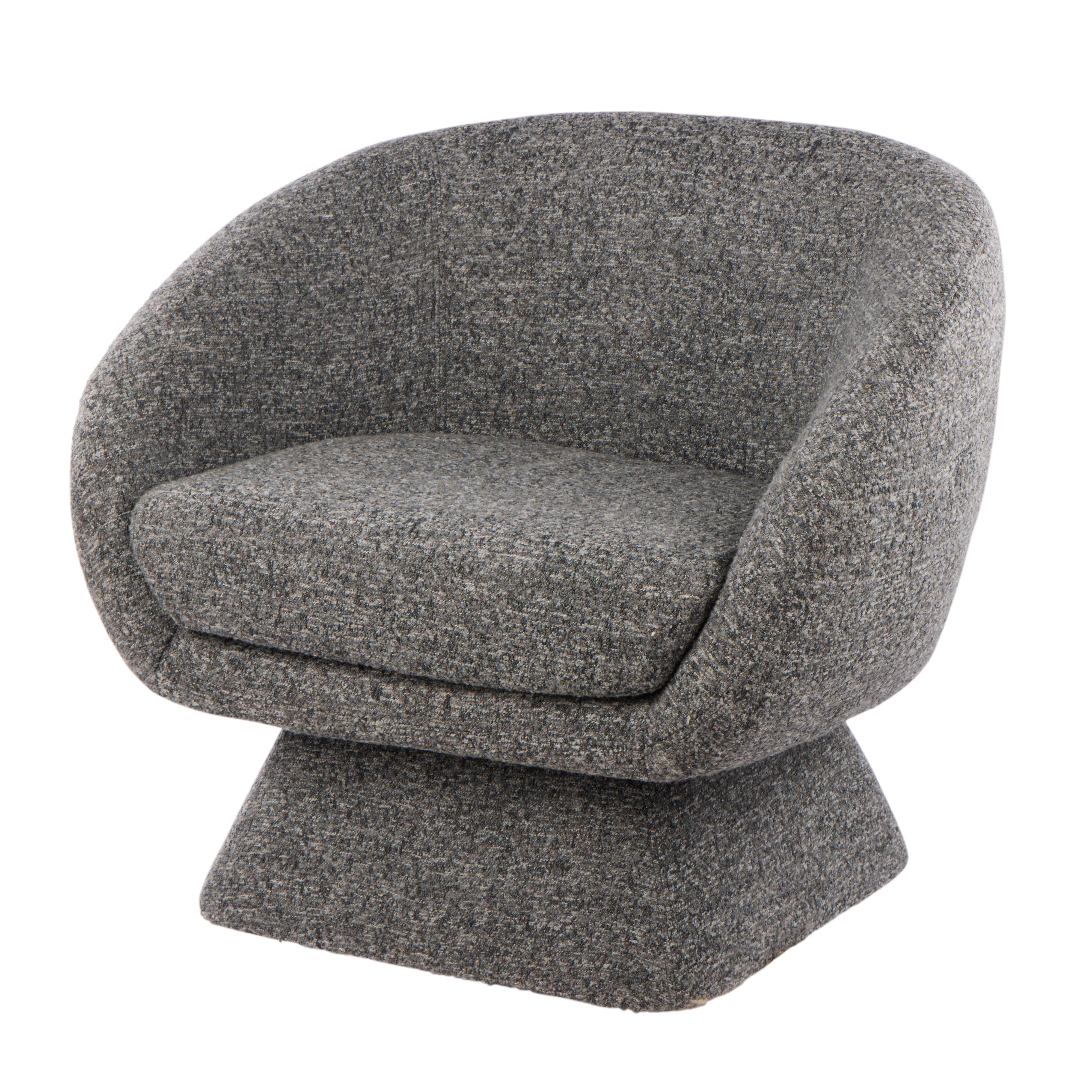 Grand Designs Lucca Swivel Chair Grey