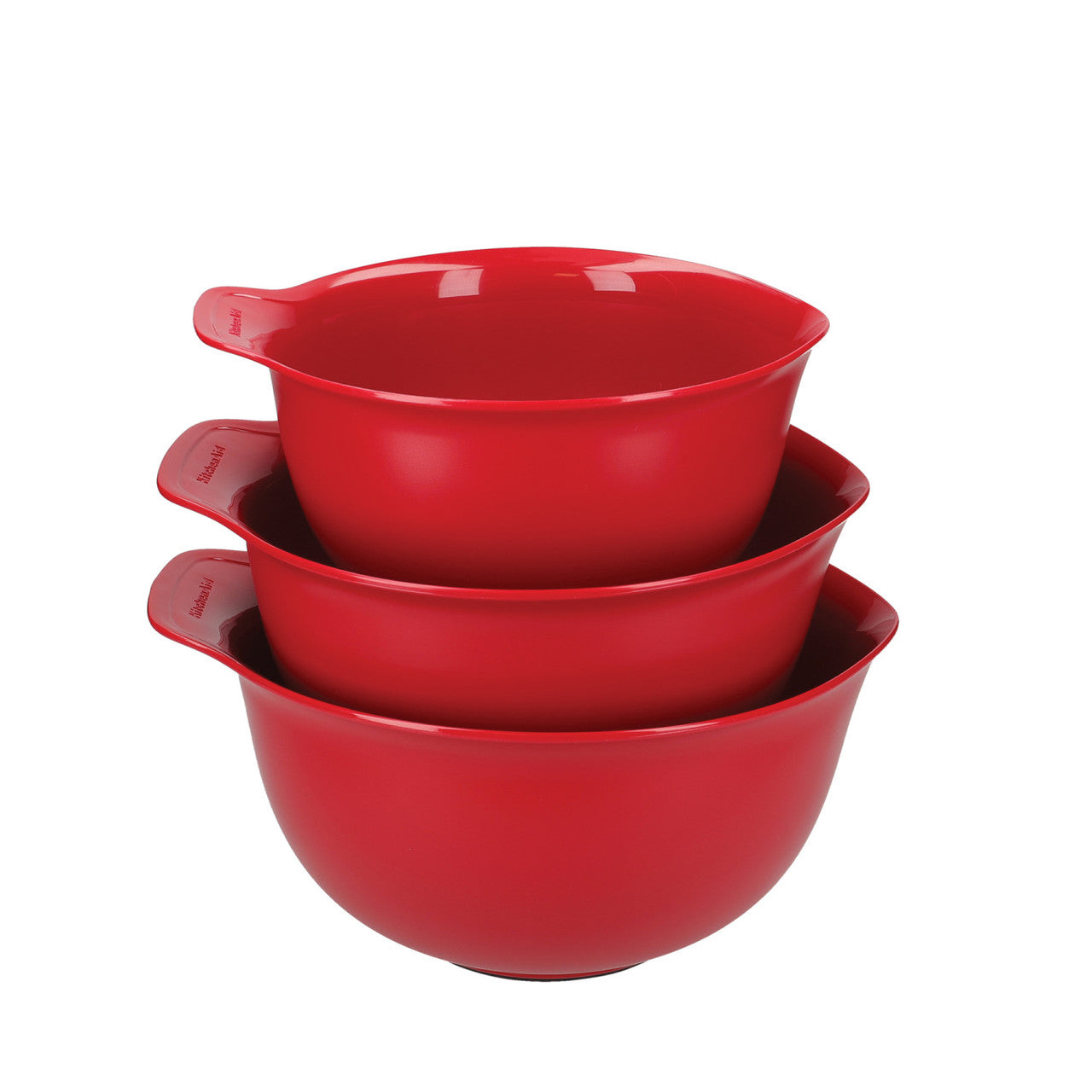 KitchenAid 3 Piece Nesting Mixing Bowl Set (Empire Red)