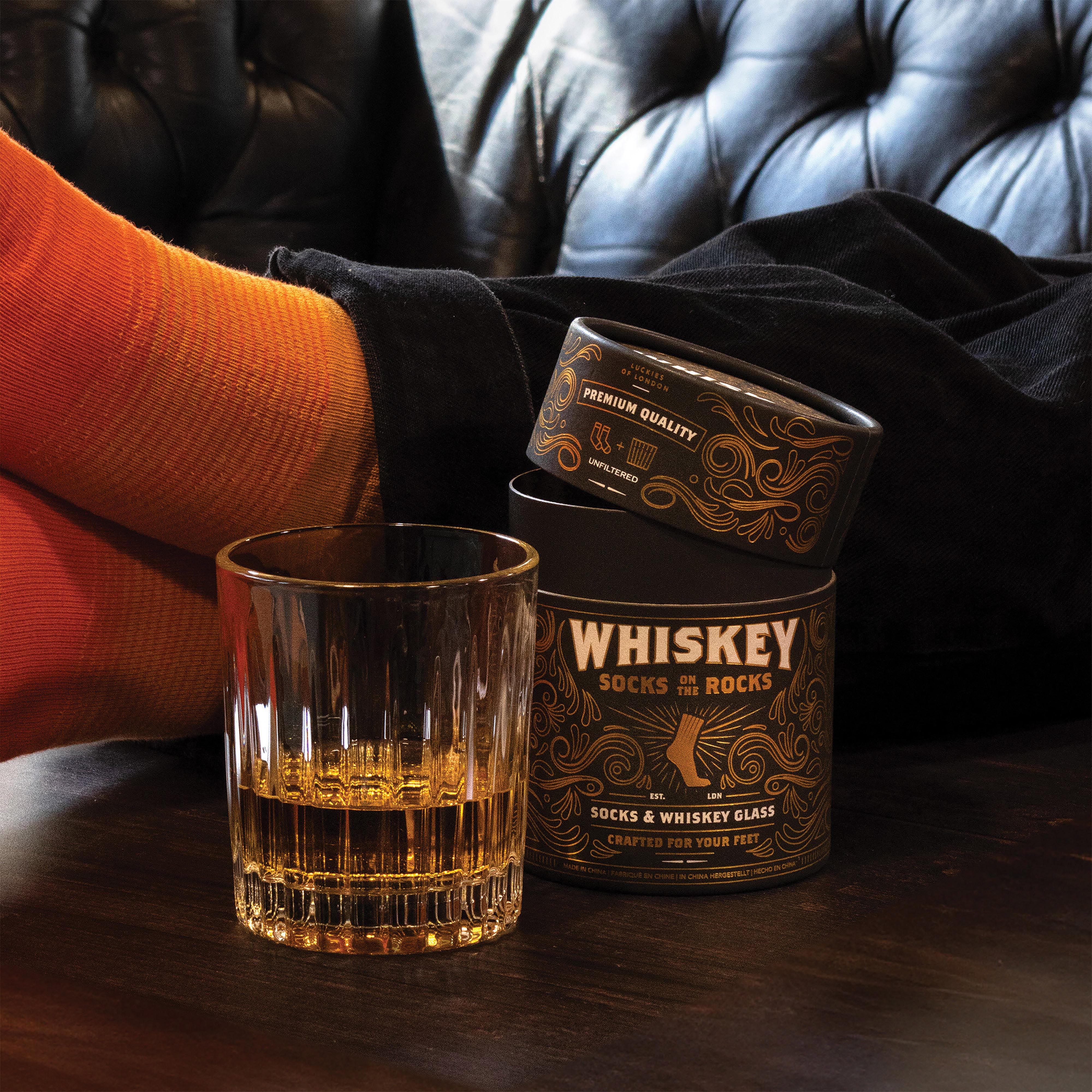 Luckies Whisky Socks on the Rocks