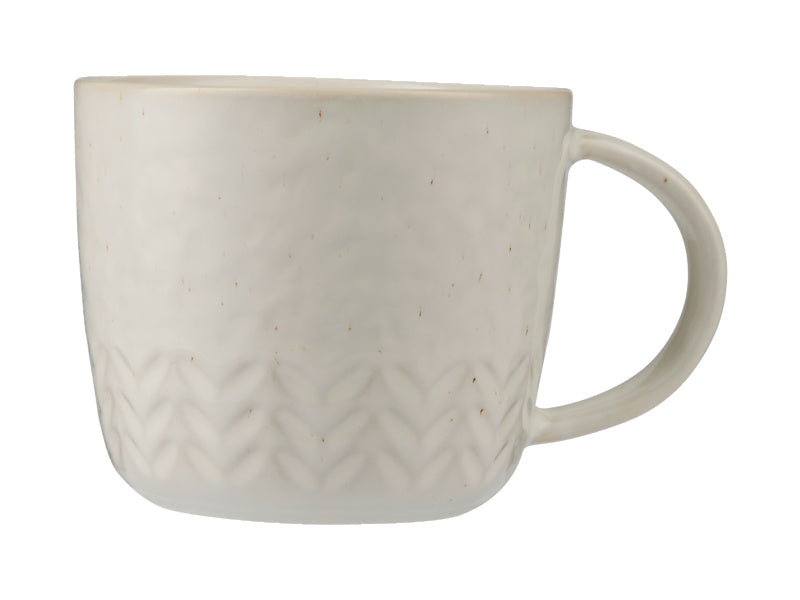 Maxwell & Williams The Mug Club Nordic Mug Chevron Waves White 400ml