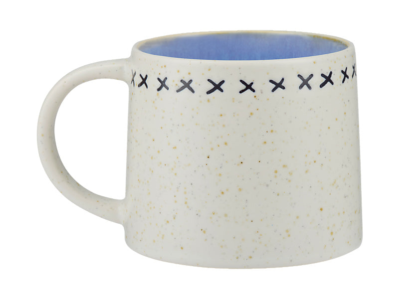 Maxwell & Williams The Mug Club Indigo Blue Mug Cross 330ml