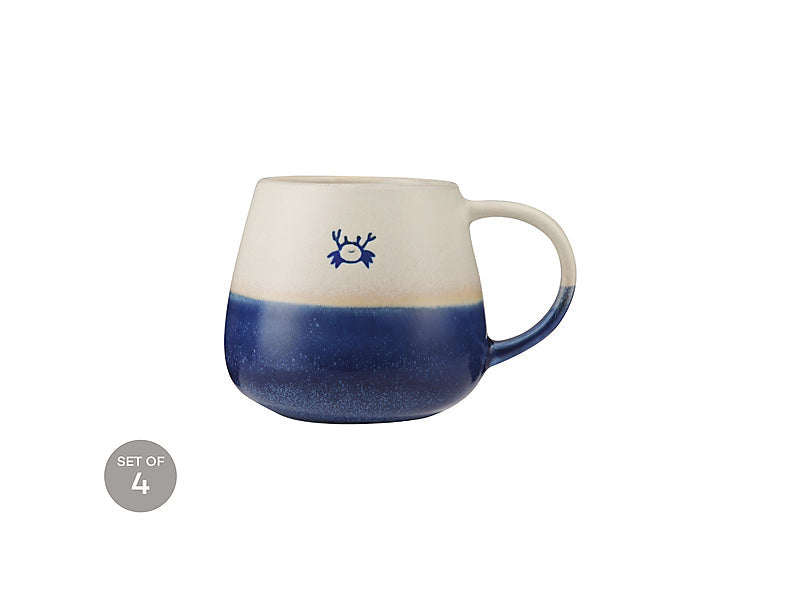 Maxwell & Williams The Mug Club Oceanic Snug Mug Crab Blue 400ml