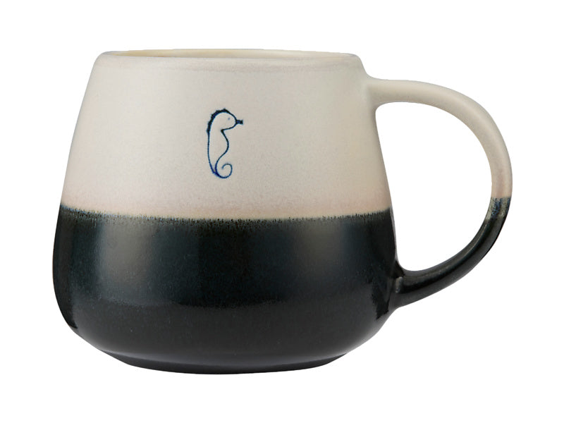 Maxwell & Williams The Mug Club Oceanic Snug Mug Seahorse Navy 400ml
