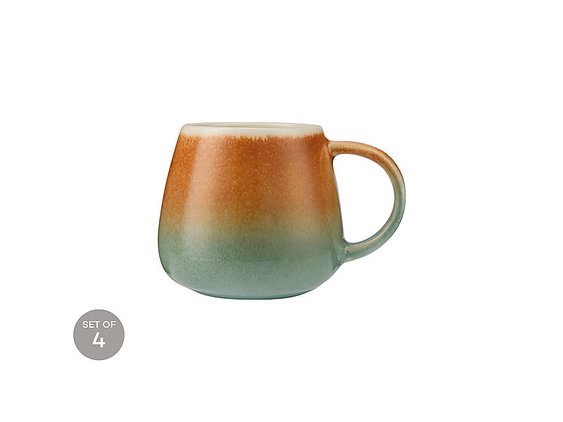 Maxwell & Williams The Mug Club Aurora Snug Mug Caramel Green Brown 410ml