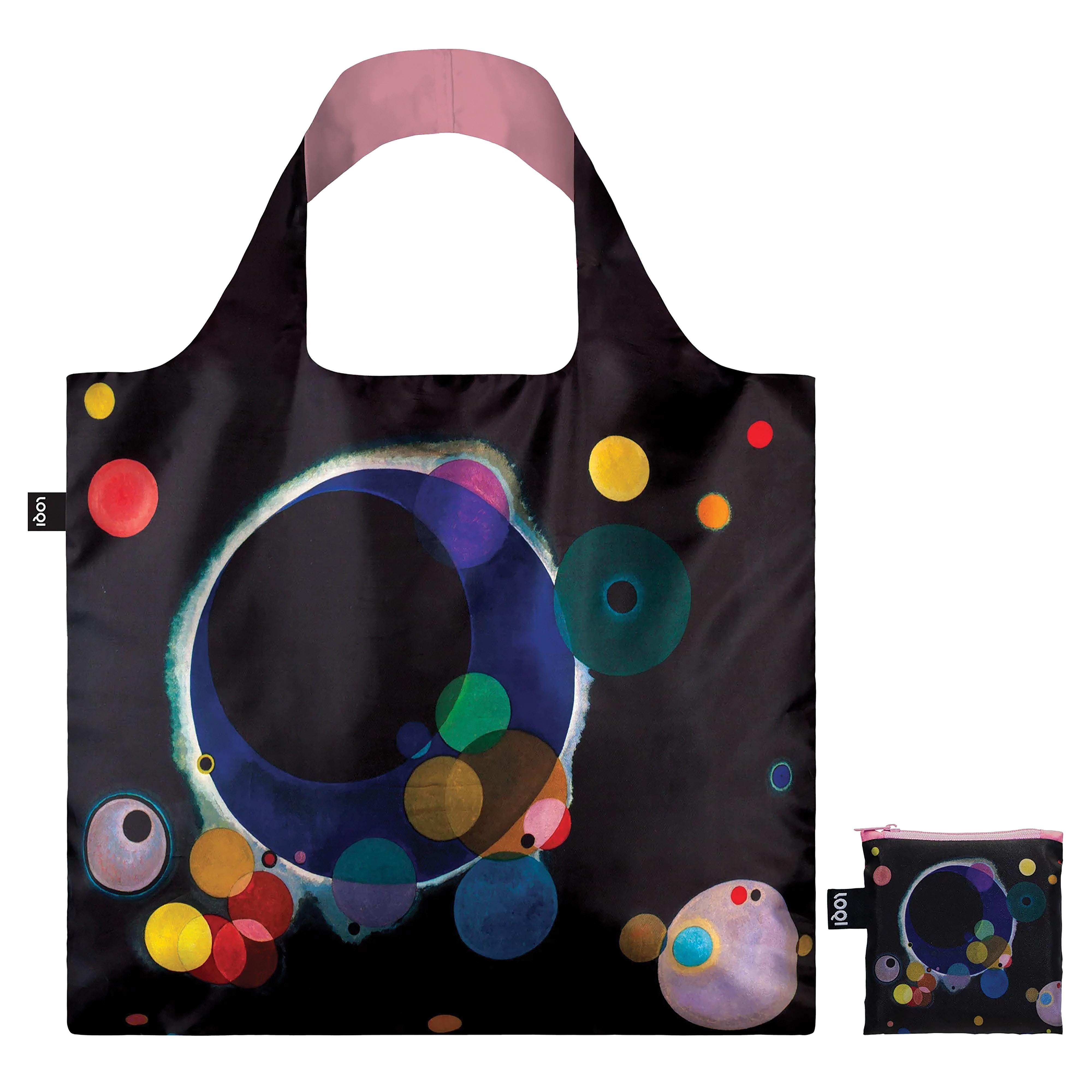 LOQI Wassily Kandinsky Several Circles Tote Bag