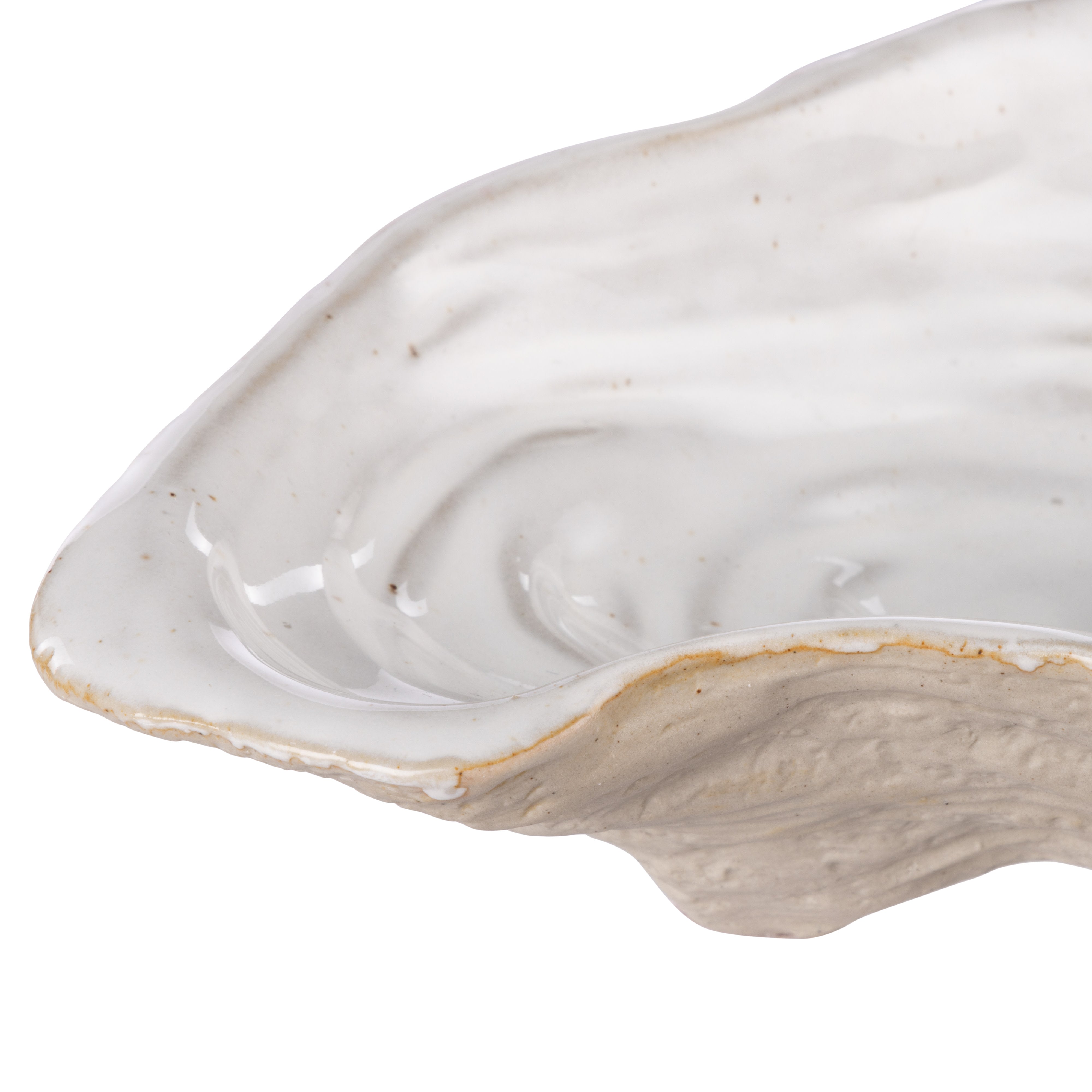 Amalfi Baylor Shell Plate Reactive Small White