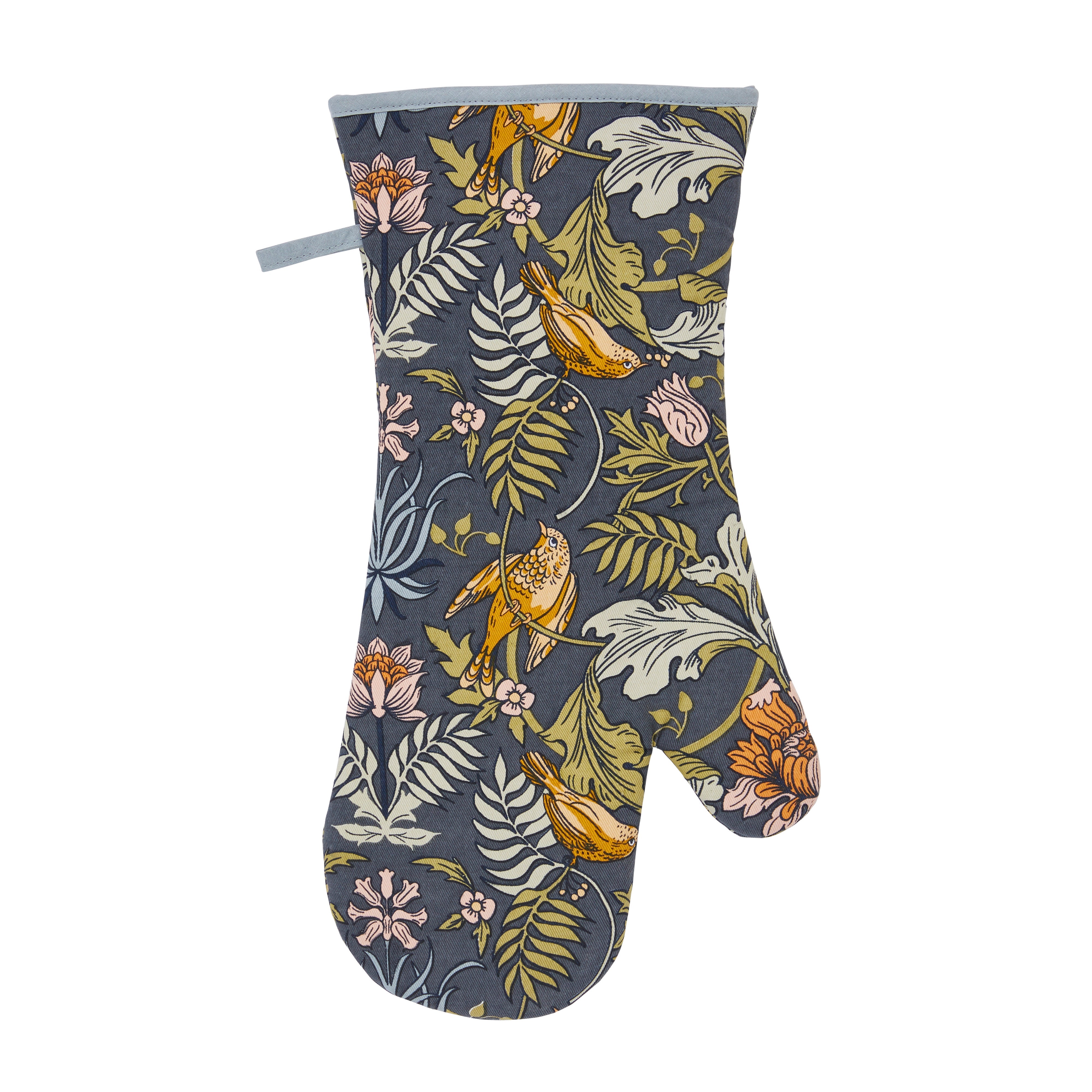 Ulster Weavers Finch & Flower Gauntlet Oven Glove Multi-Coloured