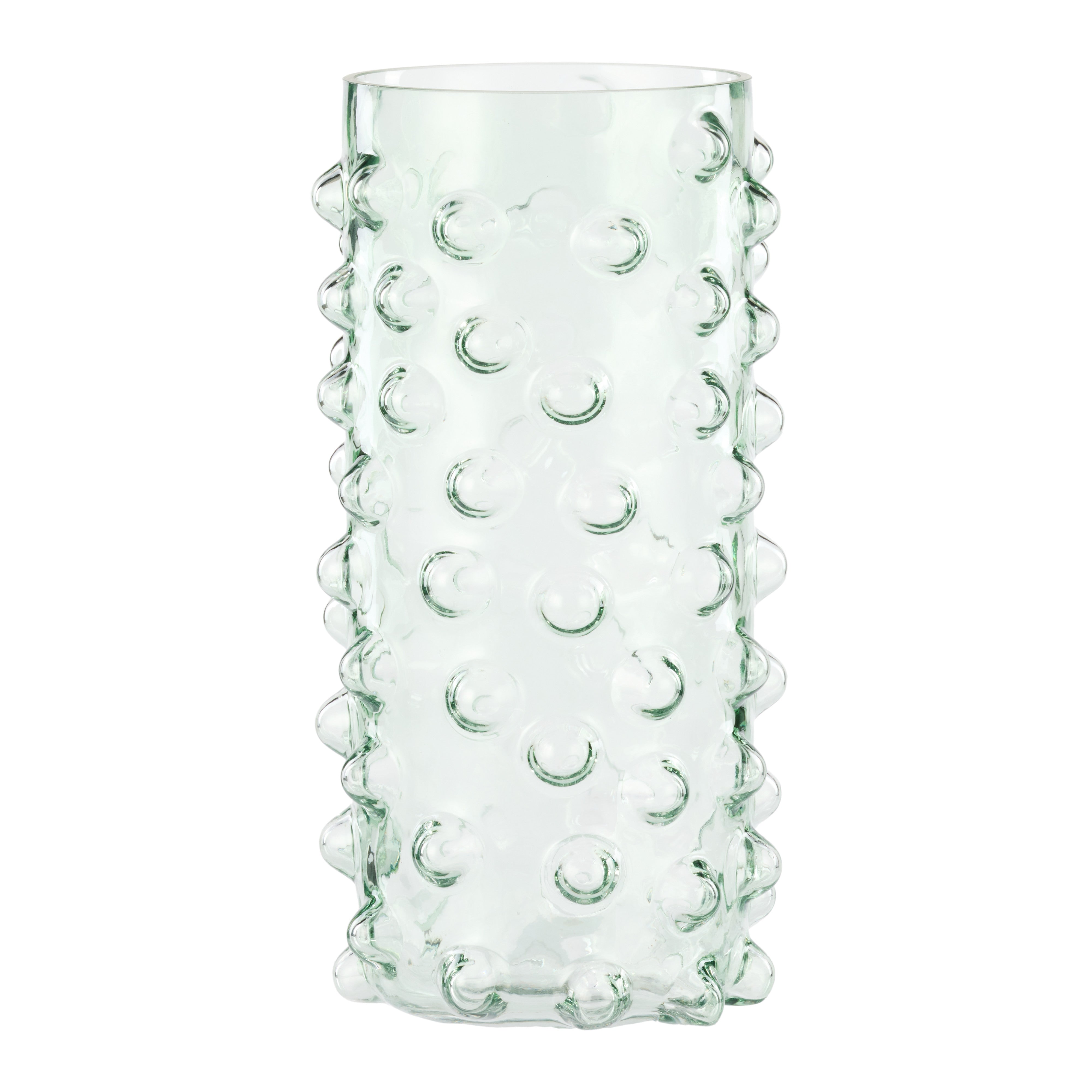 Amalfi Sissy Glass Bubble Vase Large Light Green