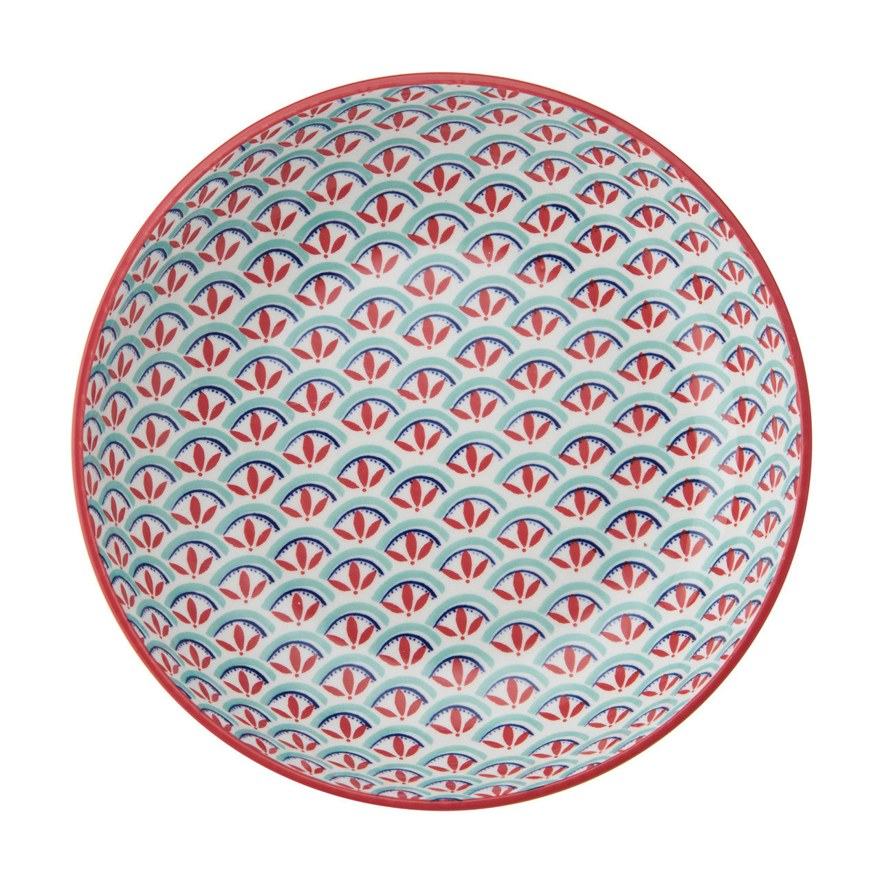 Mikasa Glazed Stoneware Coupe Bowl 21cm (Geometric Line)