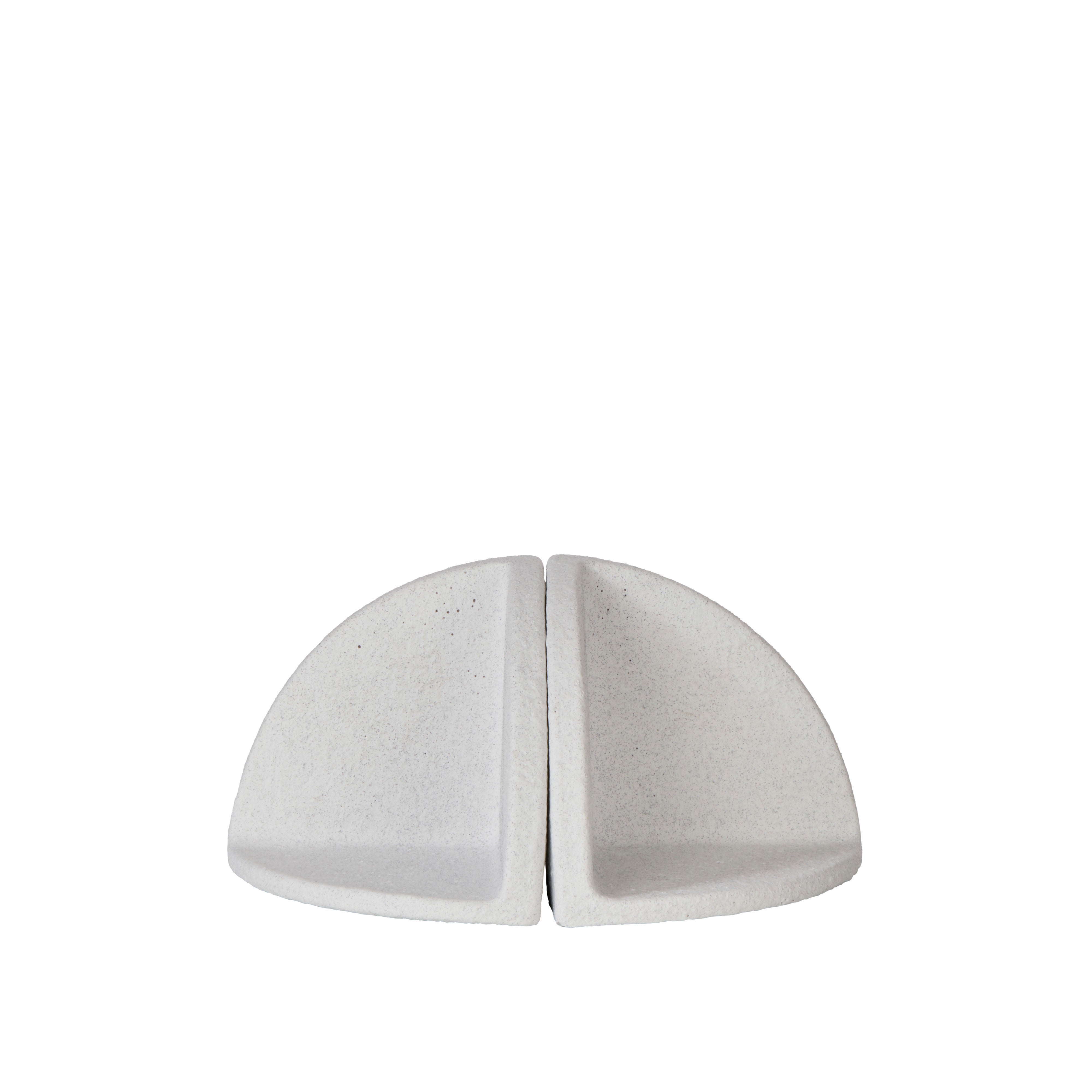 Emporium Oliver Bookends 2 Piece Set White
