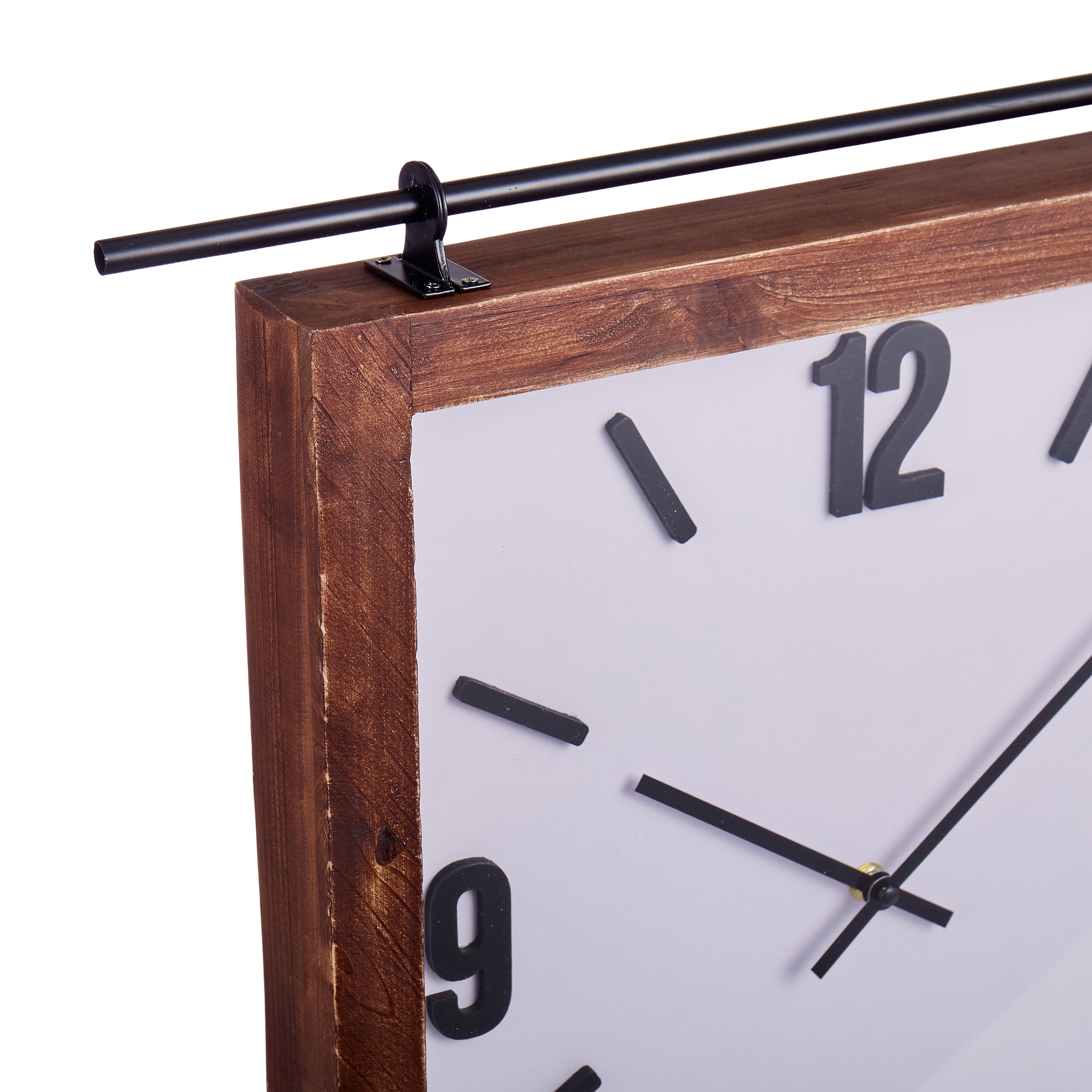 Amalfi Indus Arch Wall Clock Brown
