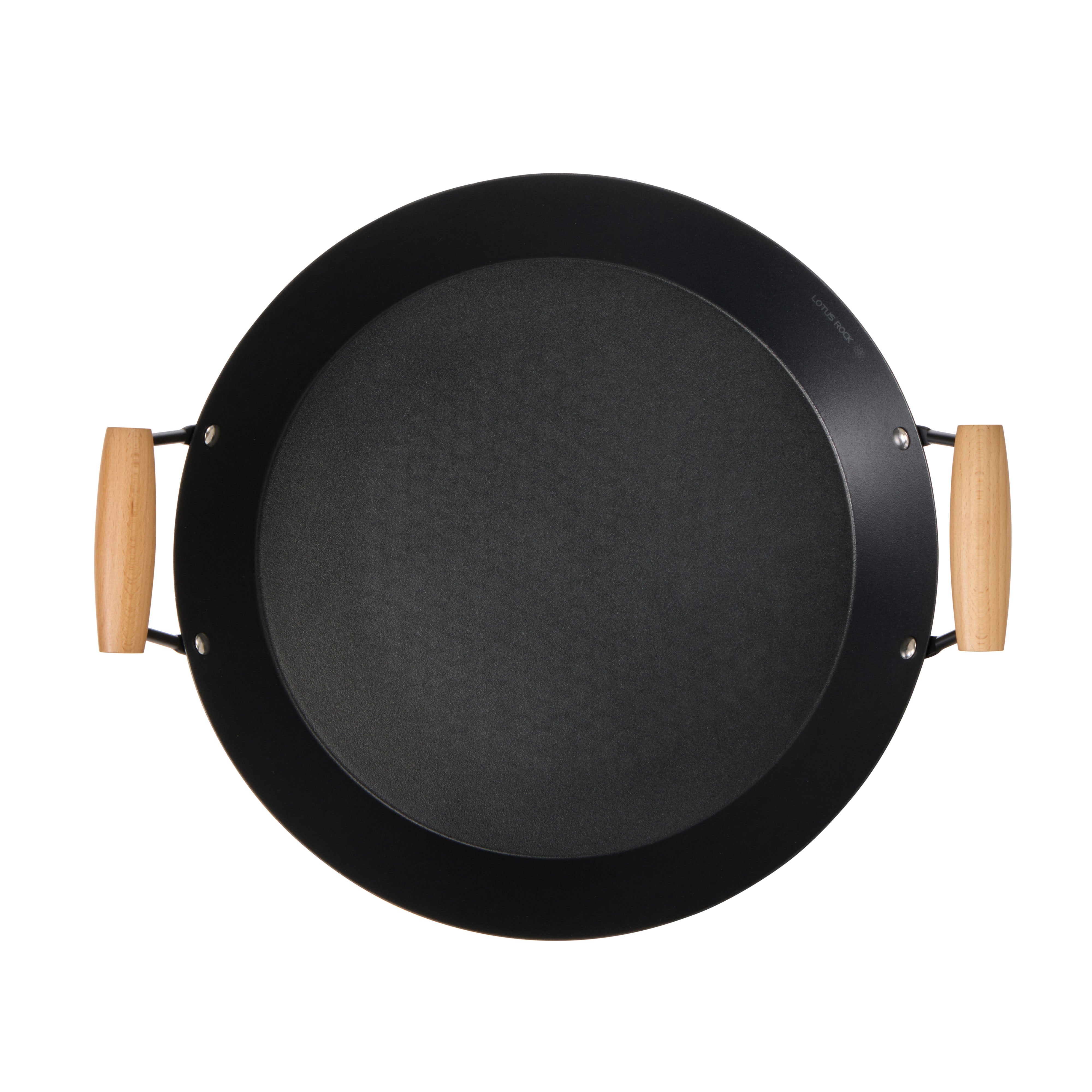 Davis & Waddell Non Stick Carbon Steel Paella Pan Black