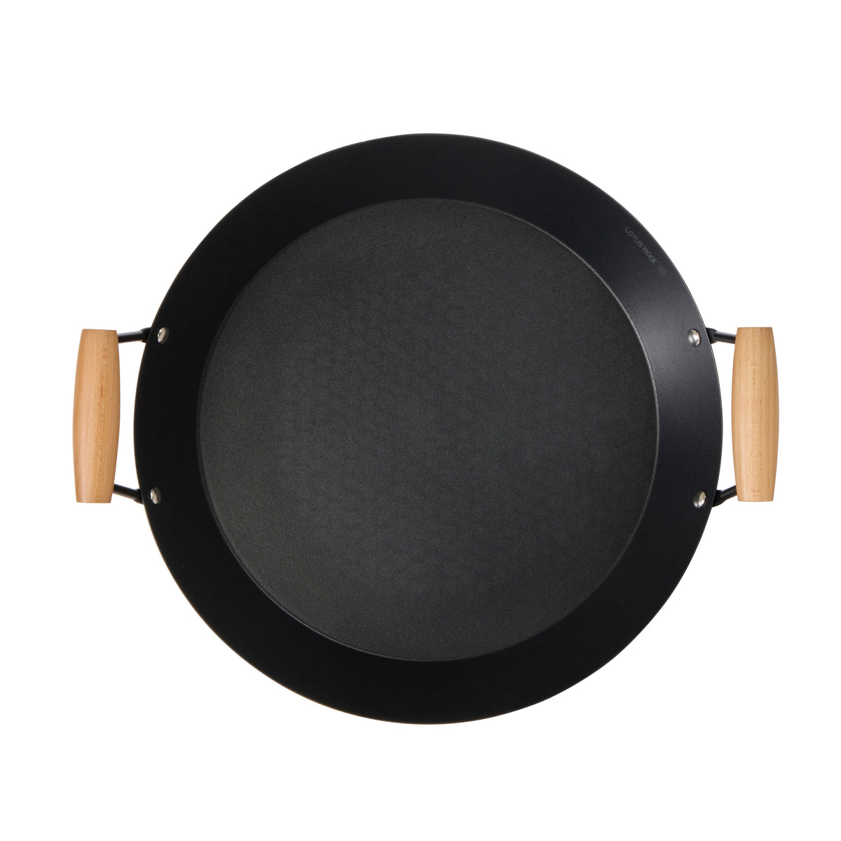 Davis & Waddell Non Stick Carbon Steel Paella Pan Black