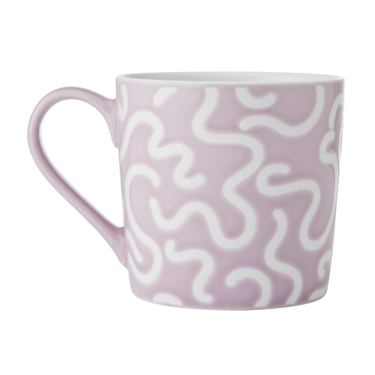 Mikasa Stoneware Mug 360ml (Pink Swirl)