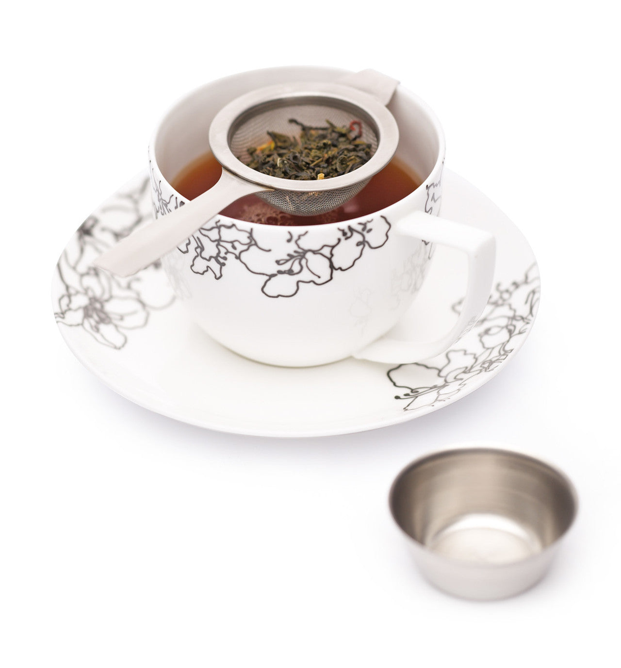 La Cafetière Stainless Steel Tea Strainer with Stand