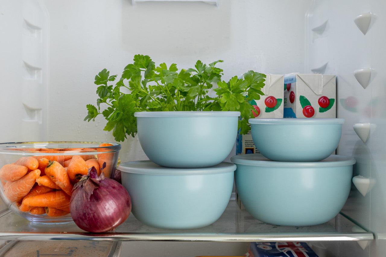 KitchenAid 4 Piece Meal Prep Bowl Set with Lids (Mineral Water)