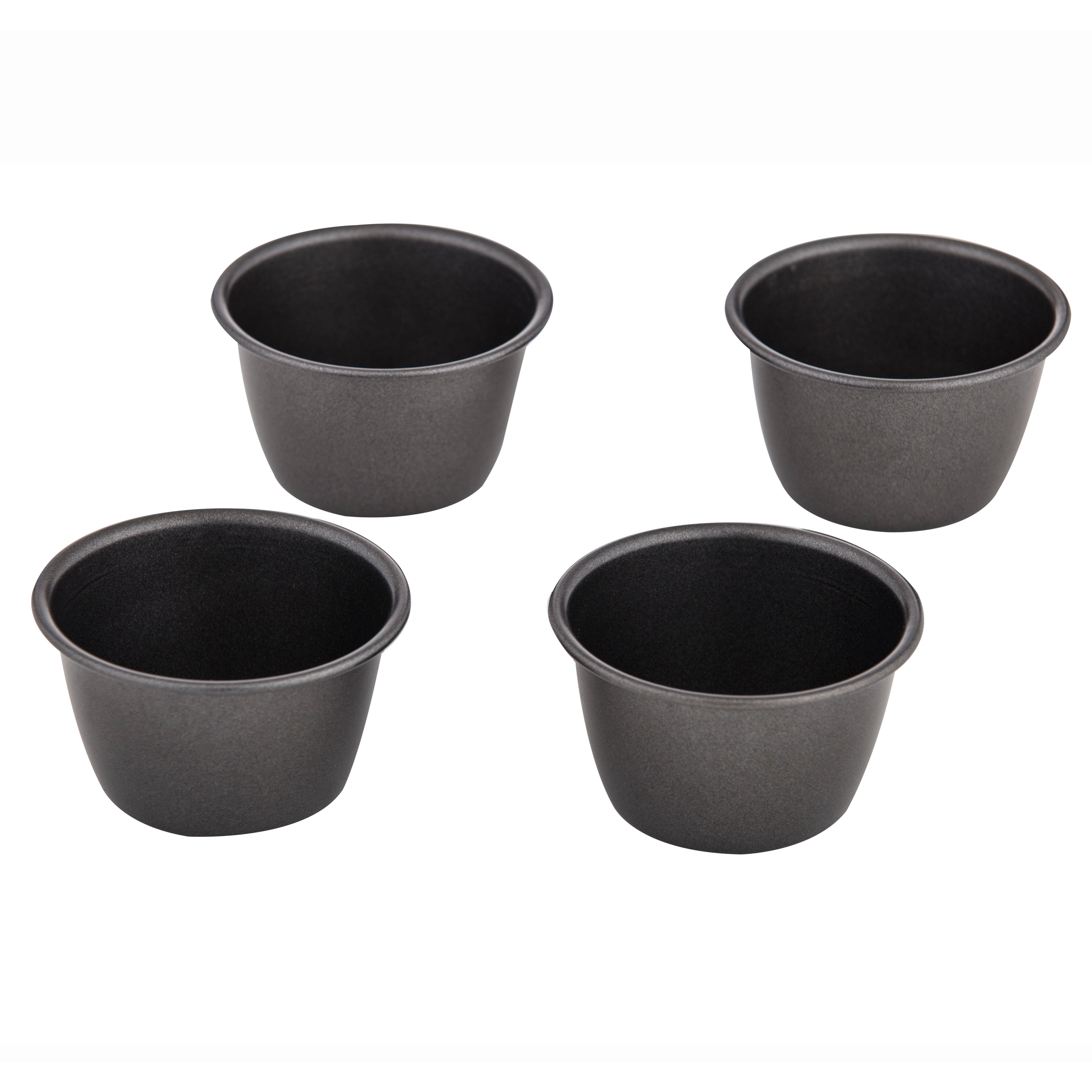 MasterPro Non-Stick Individual Pudding Mould 4 Piece Set