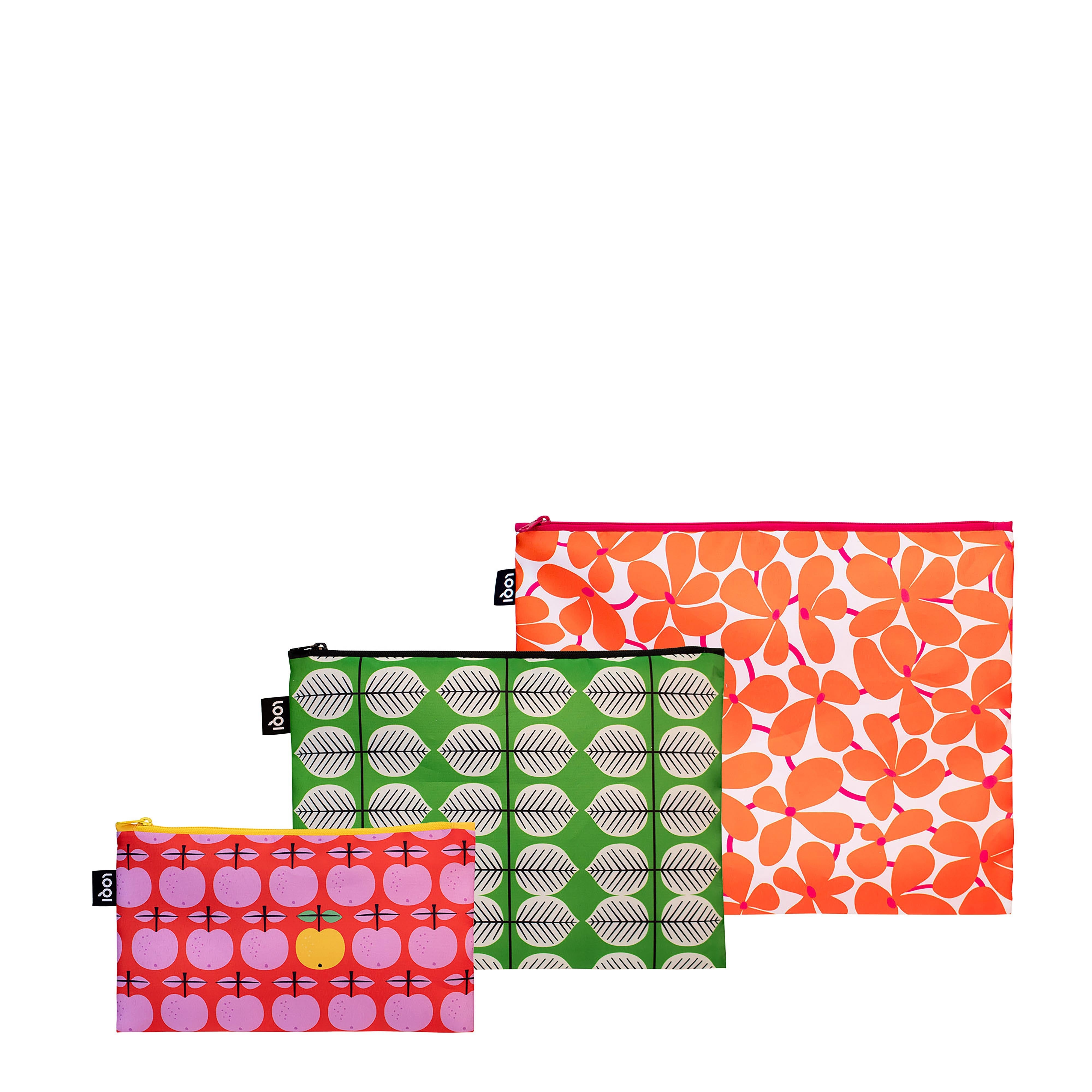 LOQI Stig Lindberg Zip Pockets 3 Piece Set