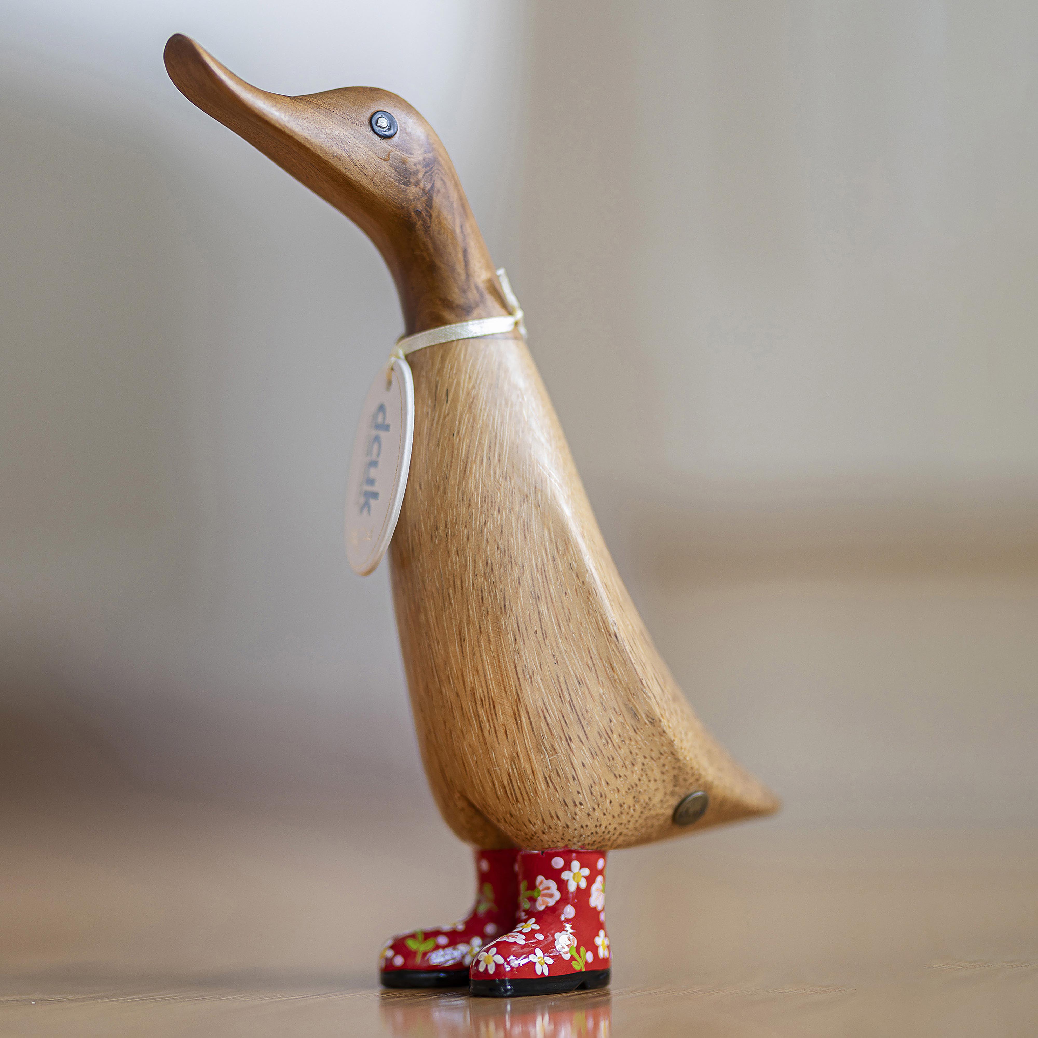 DCUK Natural Welly Duckling Flowers Assorted