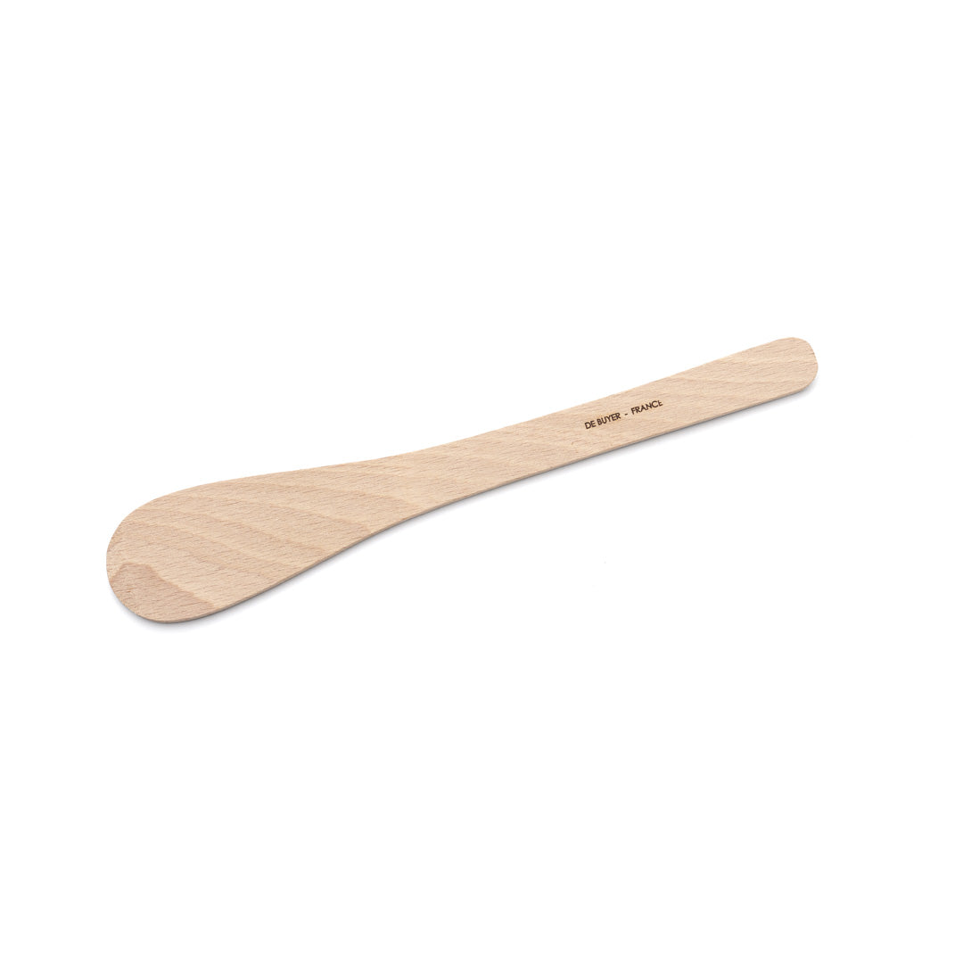 de Buyer B Bois Round Wooden Spatula 25cm