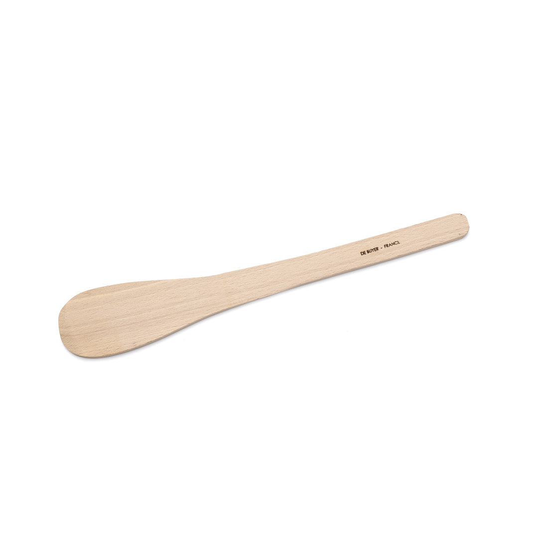 de Buyer B Bois Round Wooden Spatula 30cm