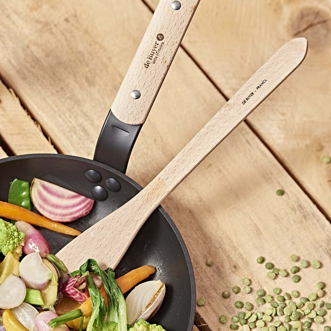 de Buyer B Bois Bevelled Wooden Spatula 25cm