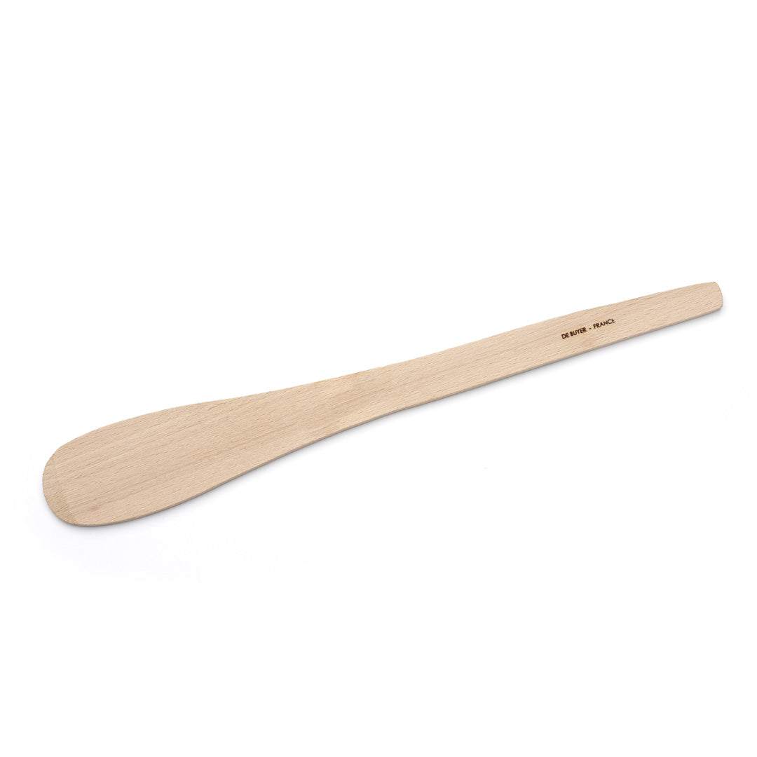 de Buyer B Bois Round Wooden Spatula 35cm