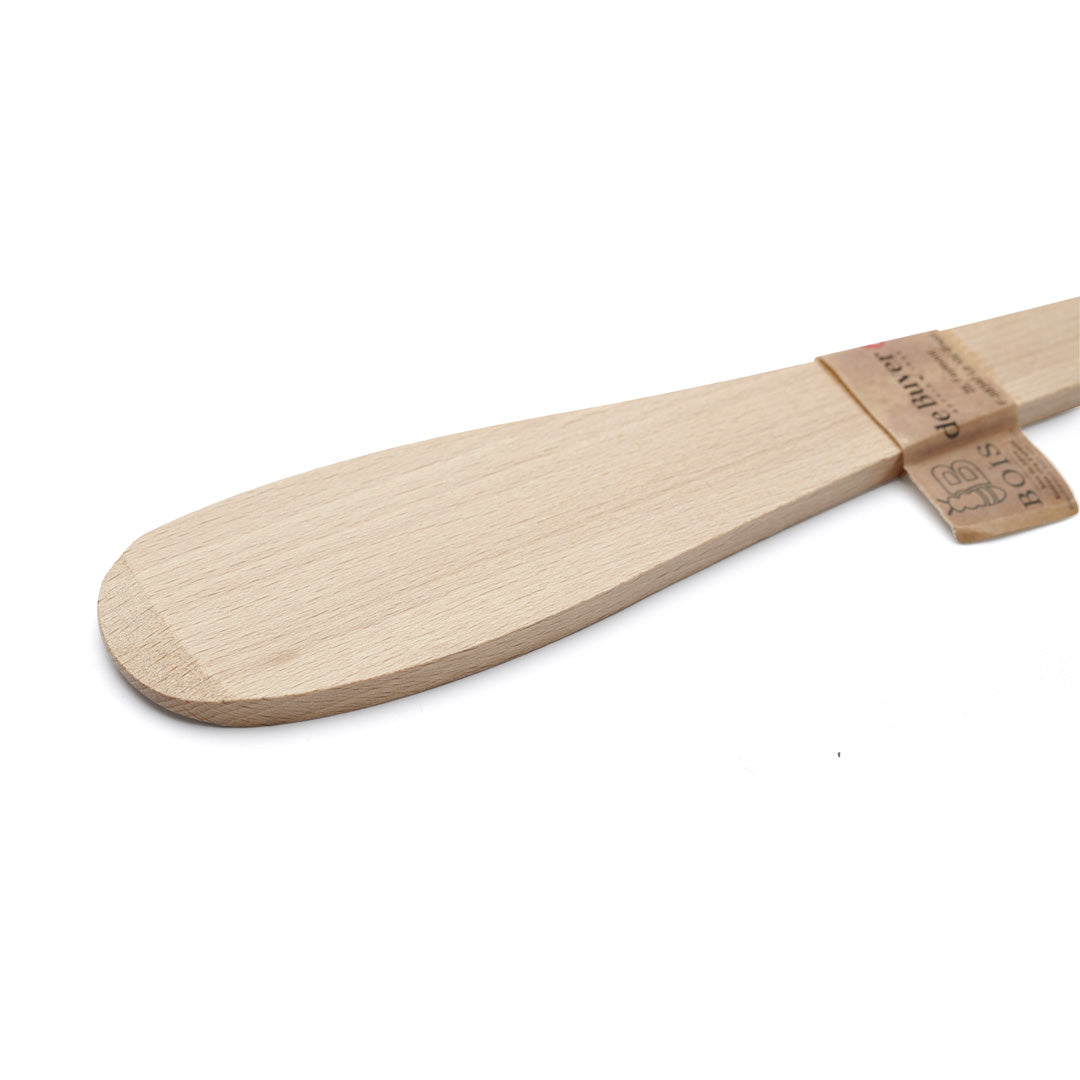 de Buyer B Bois Round Wooden Spatula 35cm