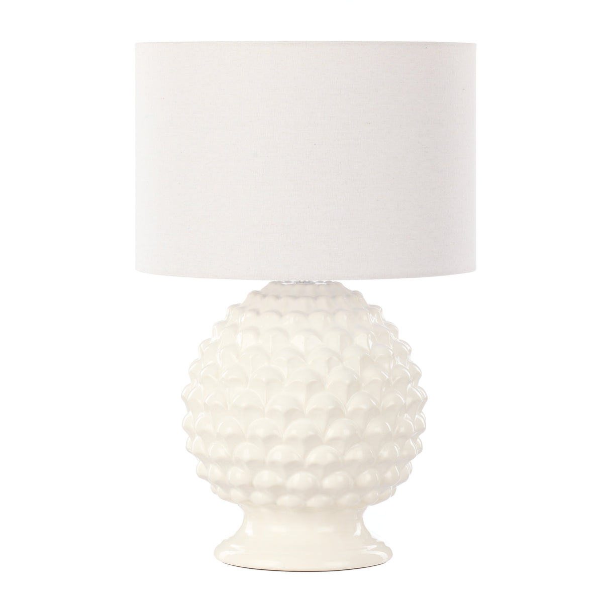 Society Home Macy Table Lamp White & Natural 58.5cm