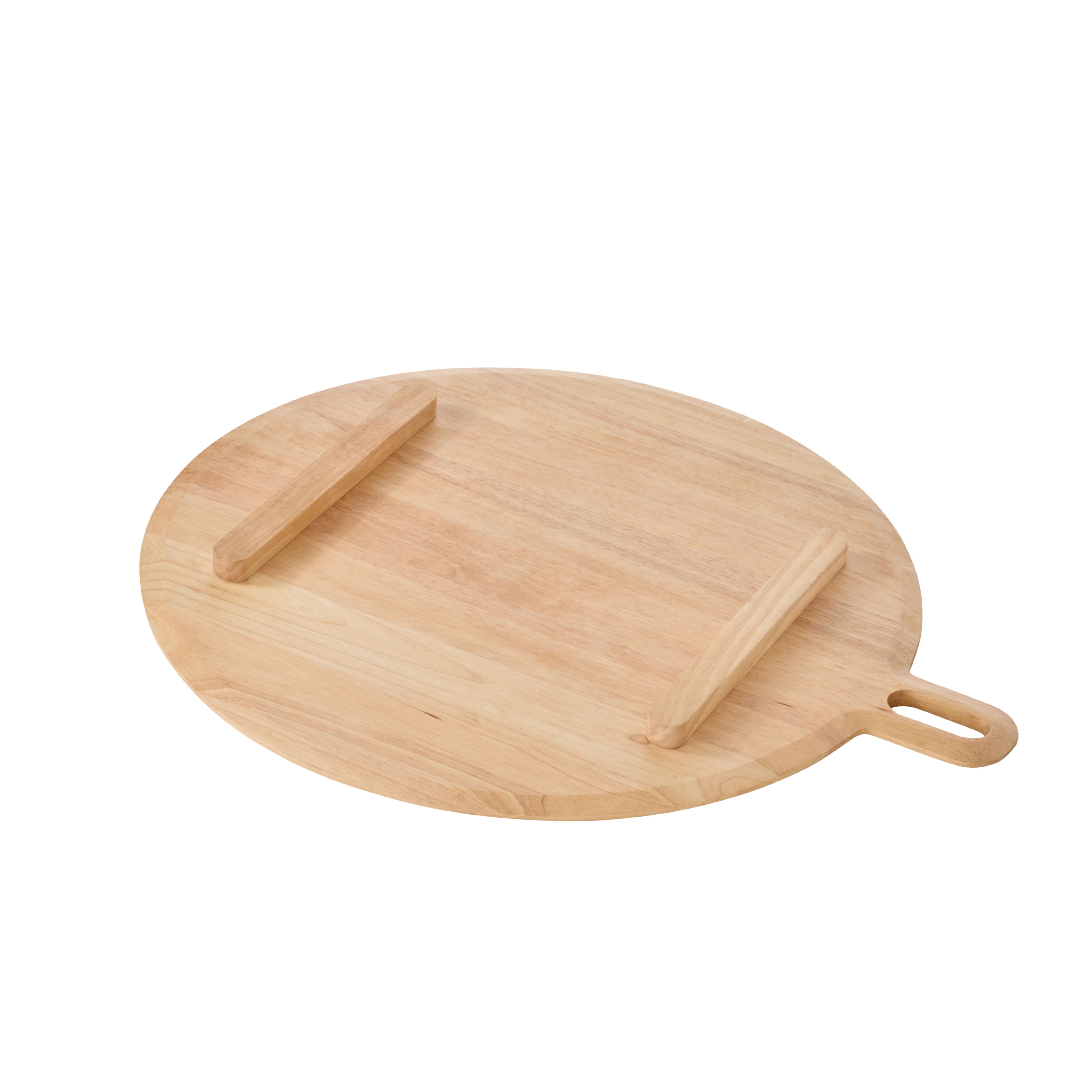 Davis & Waddell Harvest Raised Round Grazing Board 60cm Natural