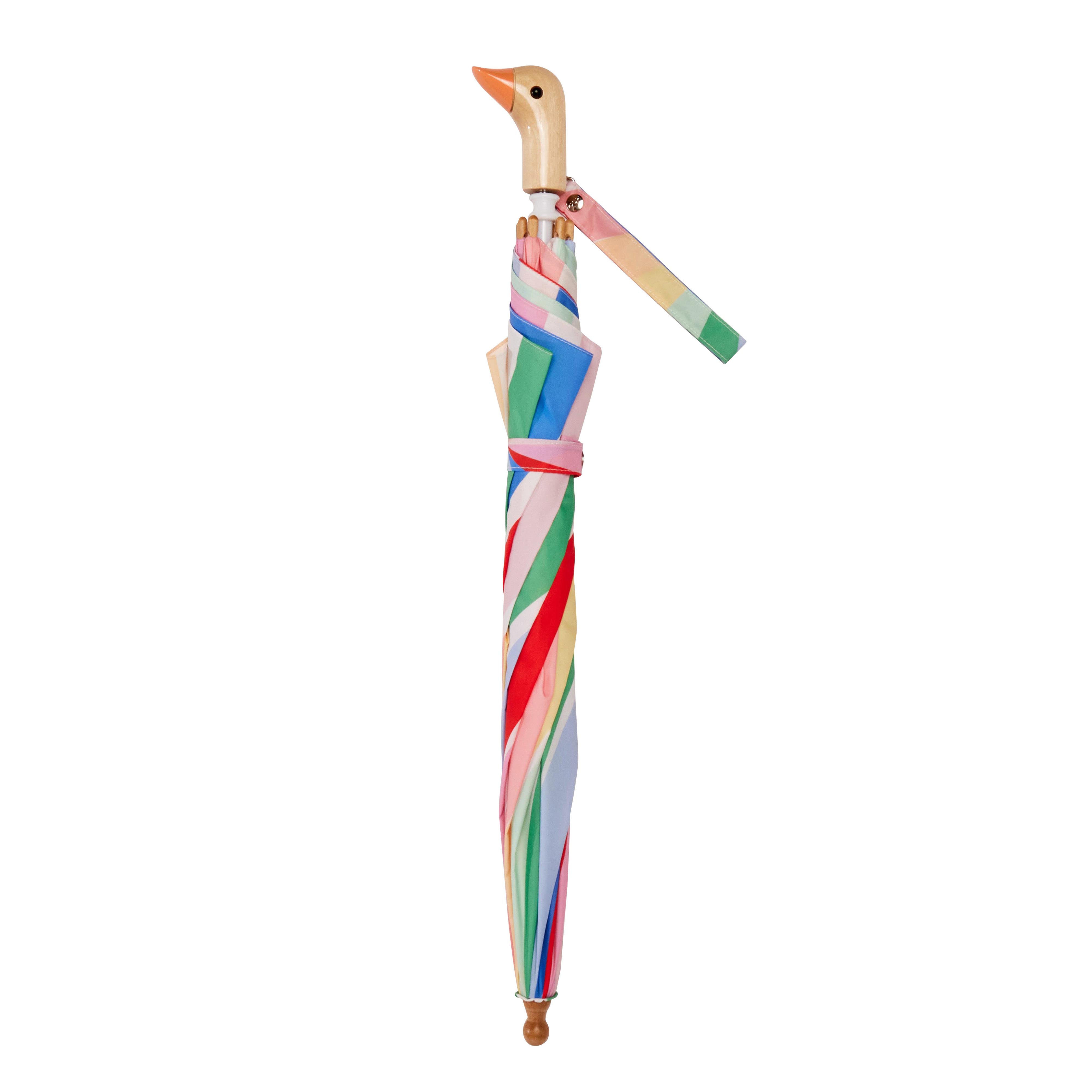 Original Duckhead x Meri Meri Duckling Umbrella Rainbow Multi-Coloured