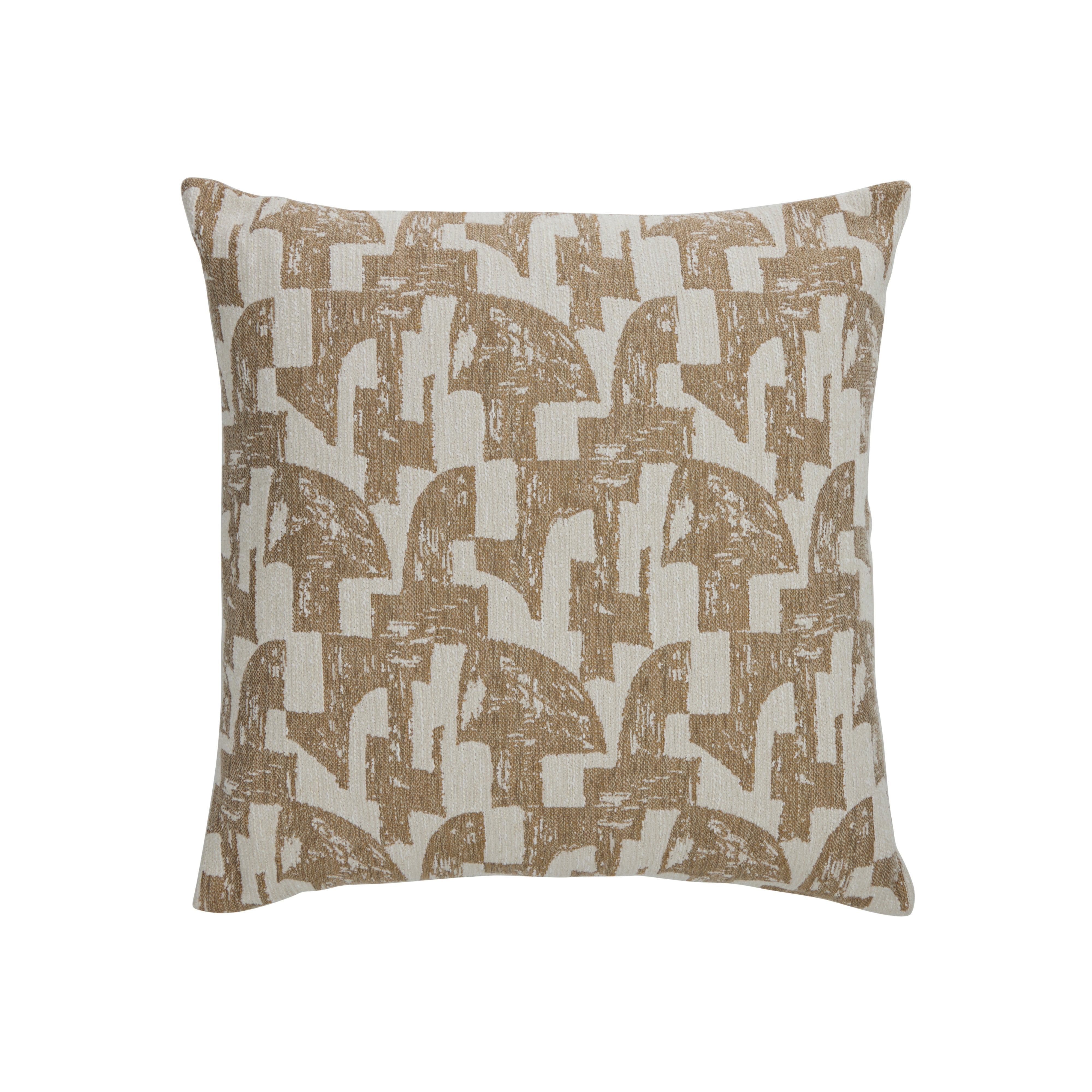 Amalfi Dune Cushion Brown & Off White