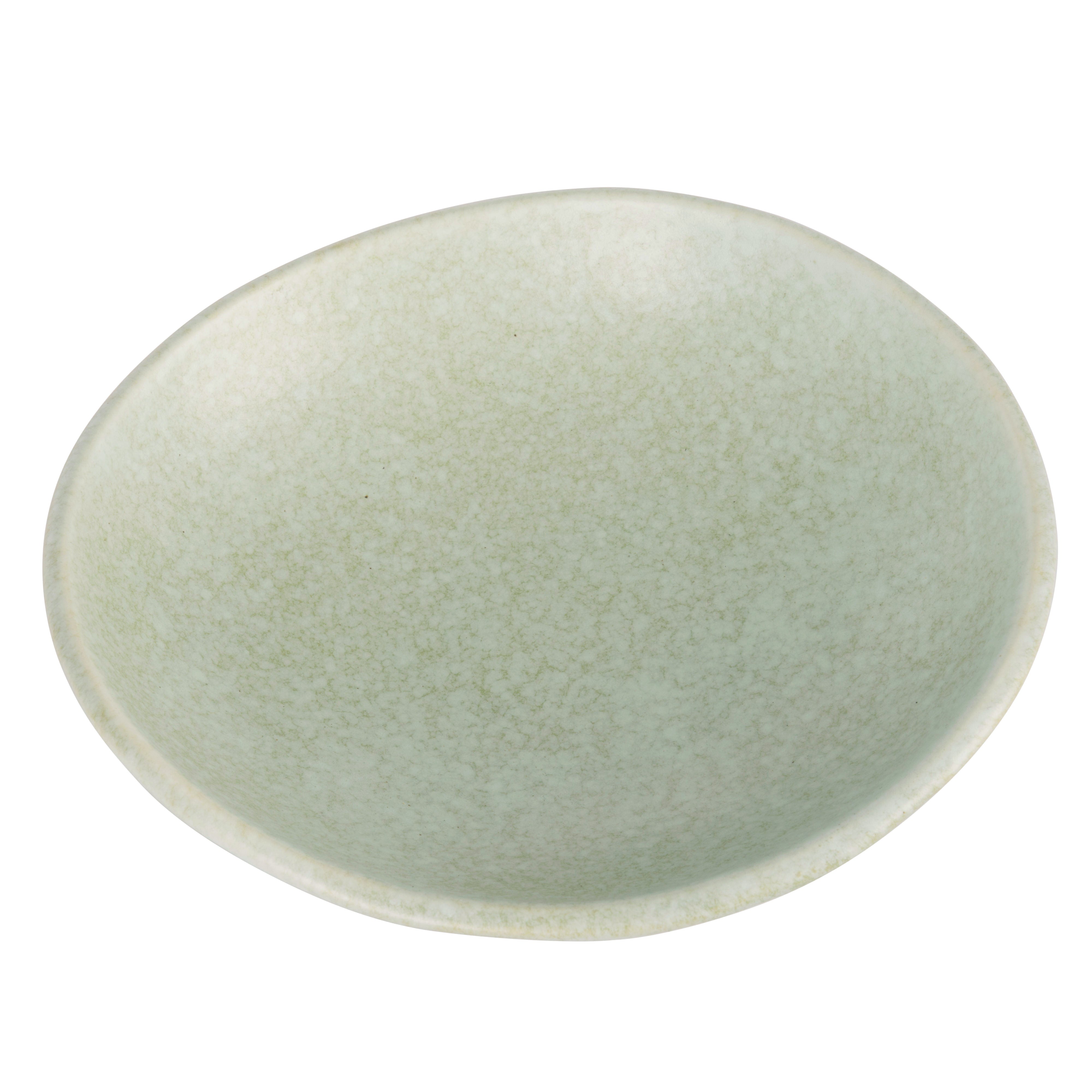 Davis & Waddell Greta Porcelain Raised Serving Plate Small Mint Green