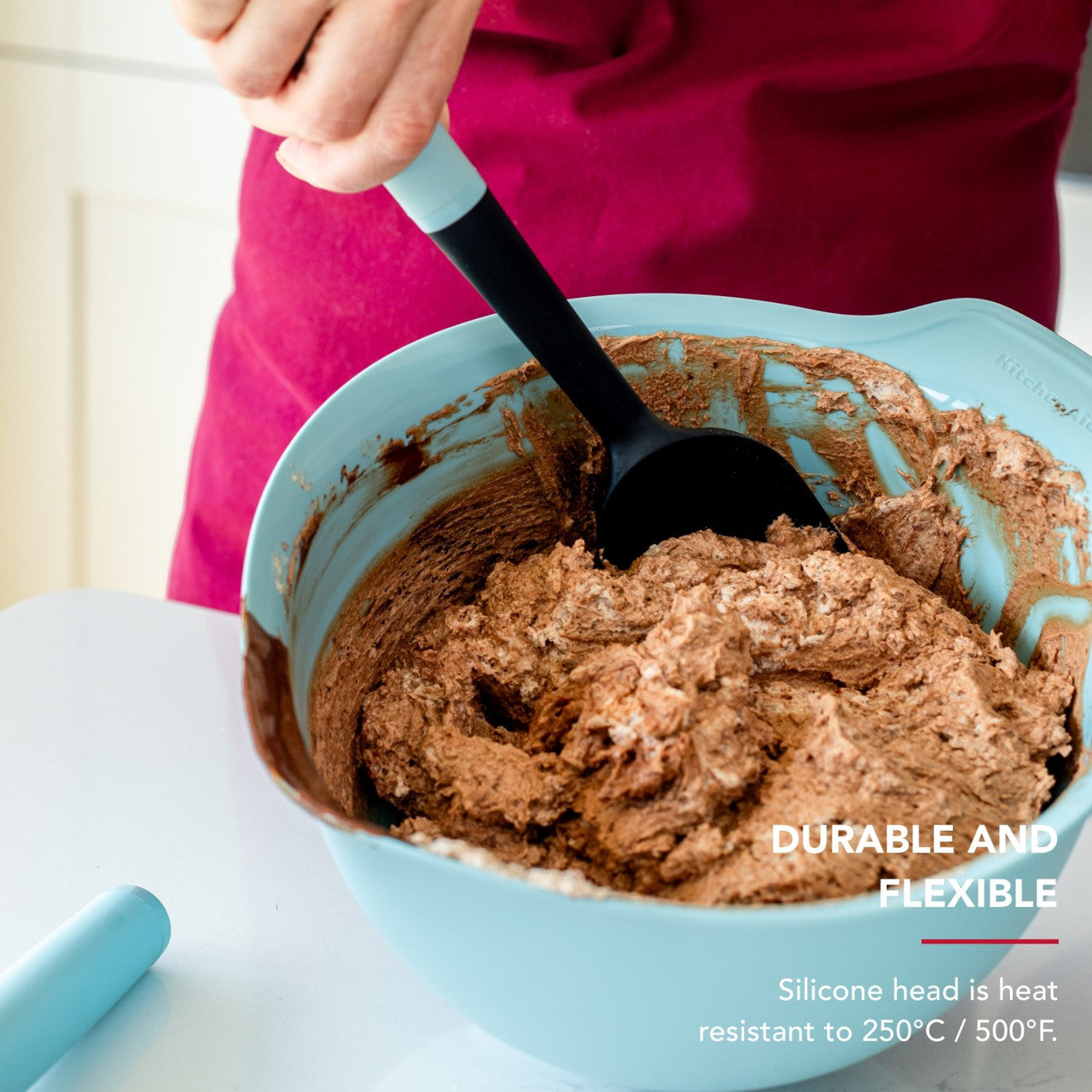 KitchenAid Soft Grip Spoon Spatula (Mineral Water)
