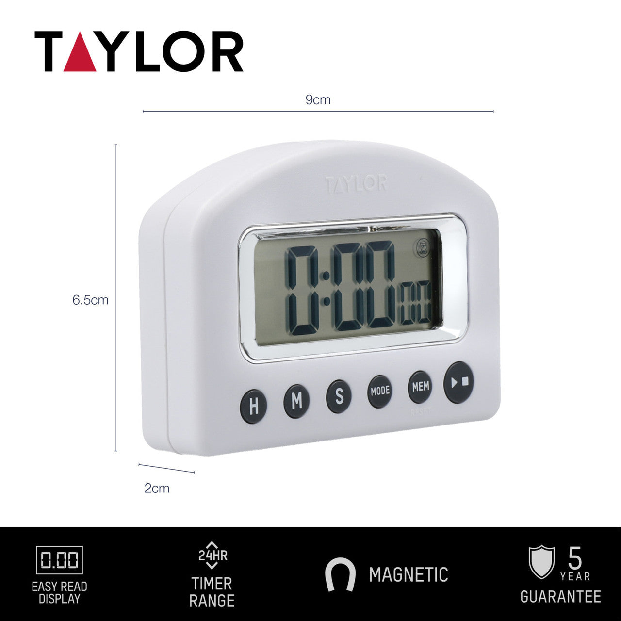 Taylor Pro Kitchen Weighing & Measuring Set