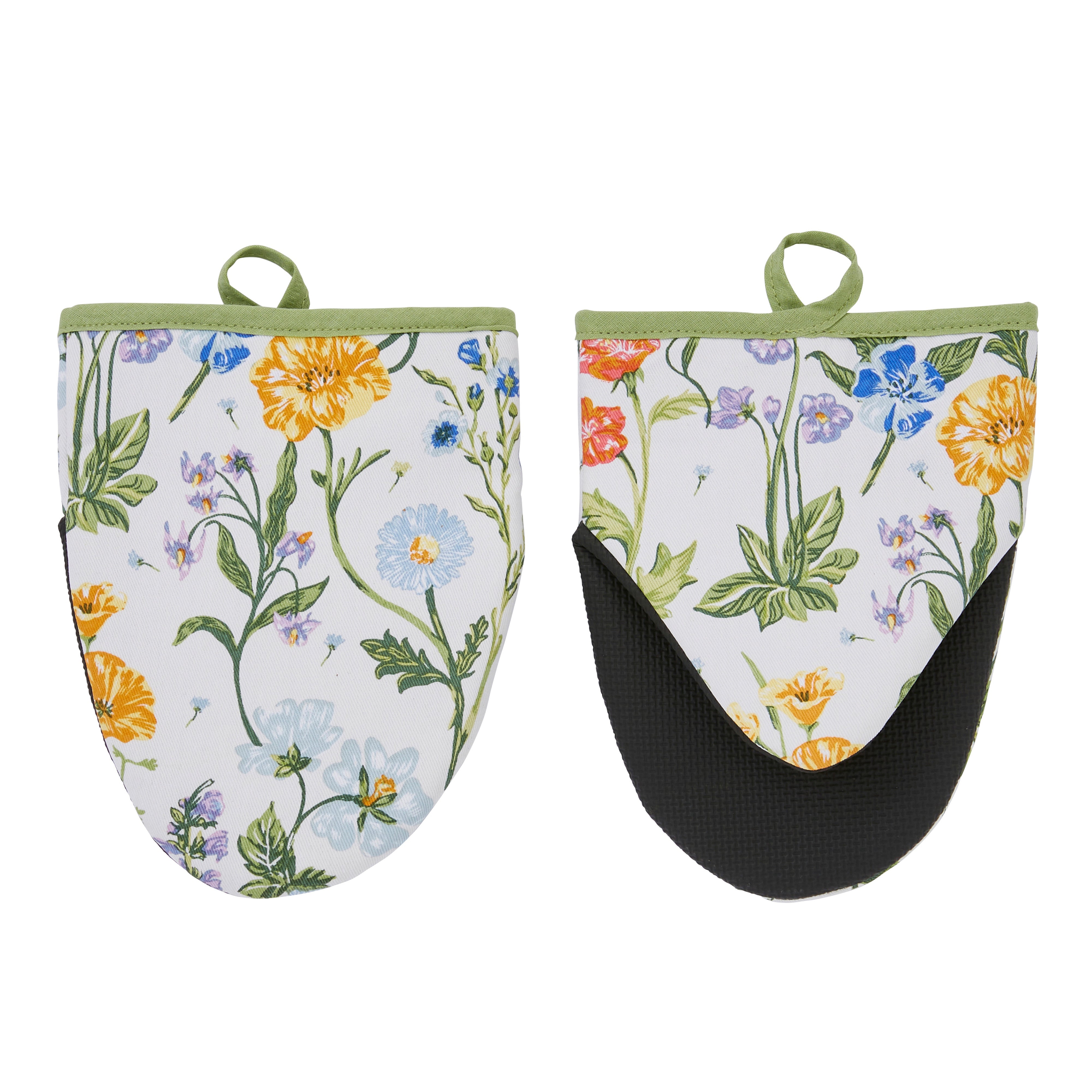 Ulster Weavers Cottage Garden Microwave Mitts 2 Piece Set Multi-Coloured