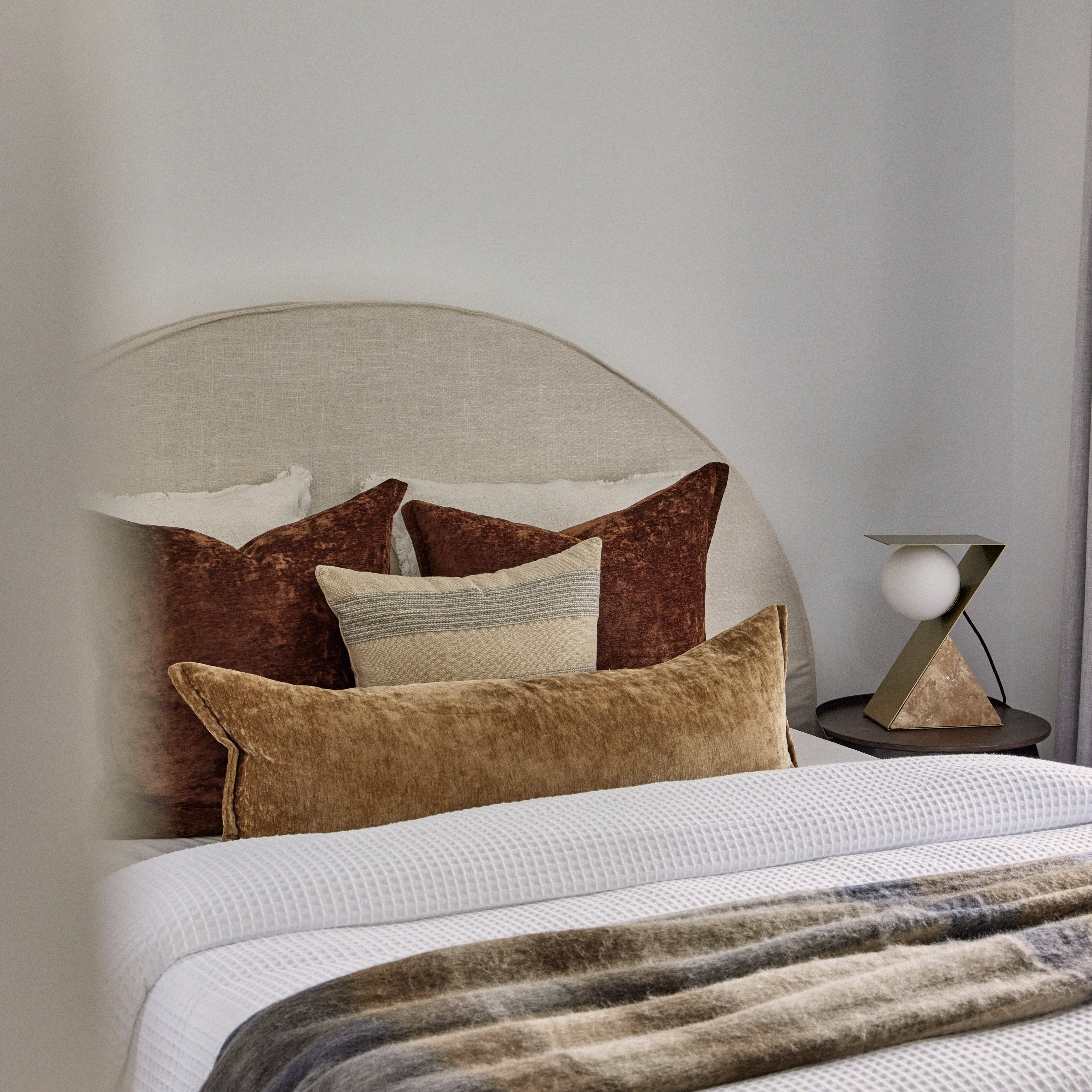 Grand Designs Sabi Table Lamp Brown