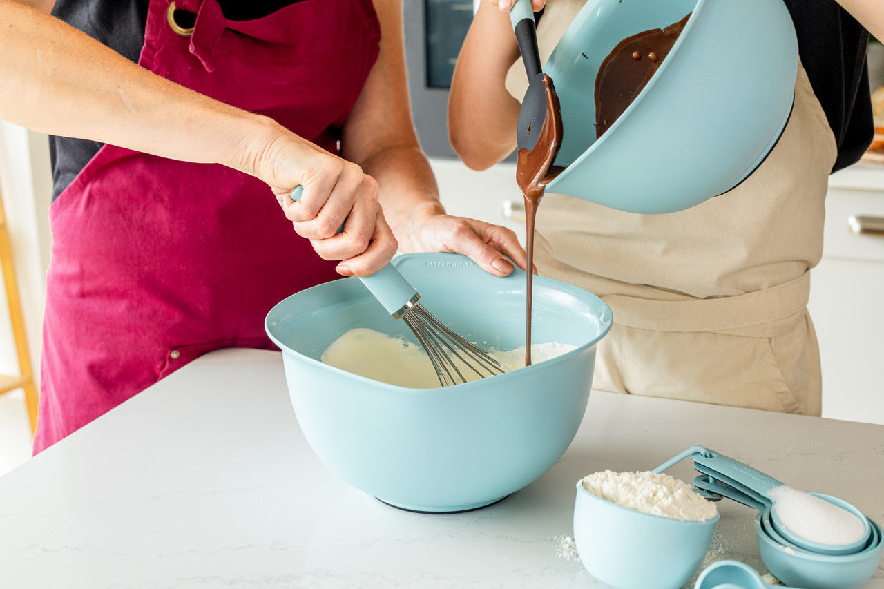 KitchenAid 3 Piece Nesting Mixing Bowl Set (Mineral Water)