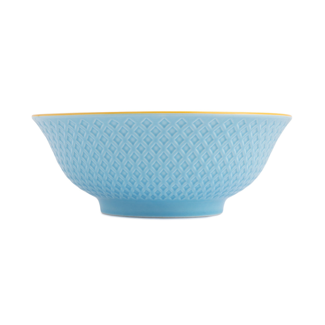 Mikasa Stoneware Ramen Bowl 21cm (Blue Mosaic)